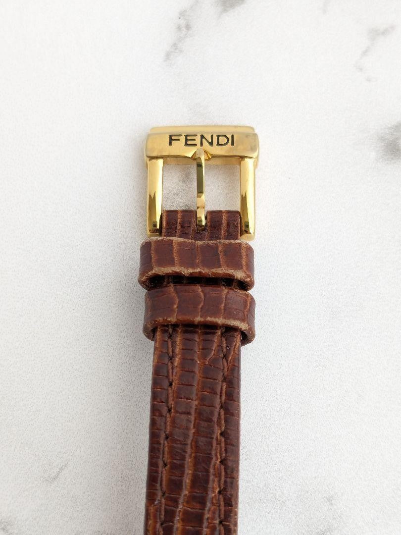 Fendi 2P Diamond Chameleon Watch - Silver, Metal