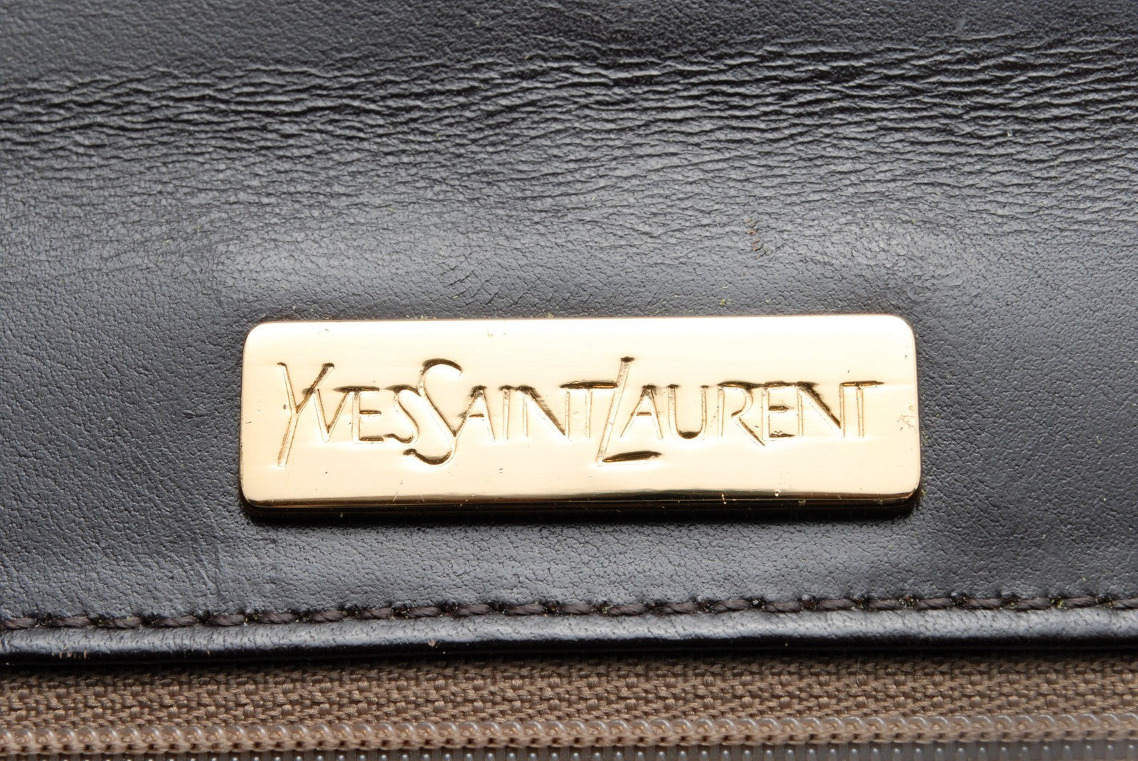 Saint Laurent Yves Hand Tote Bag - Brown, Leather