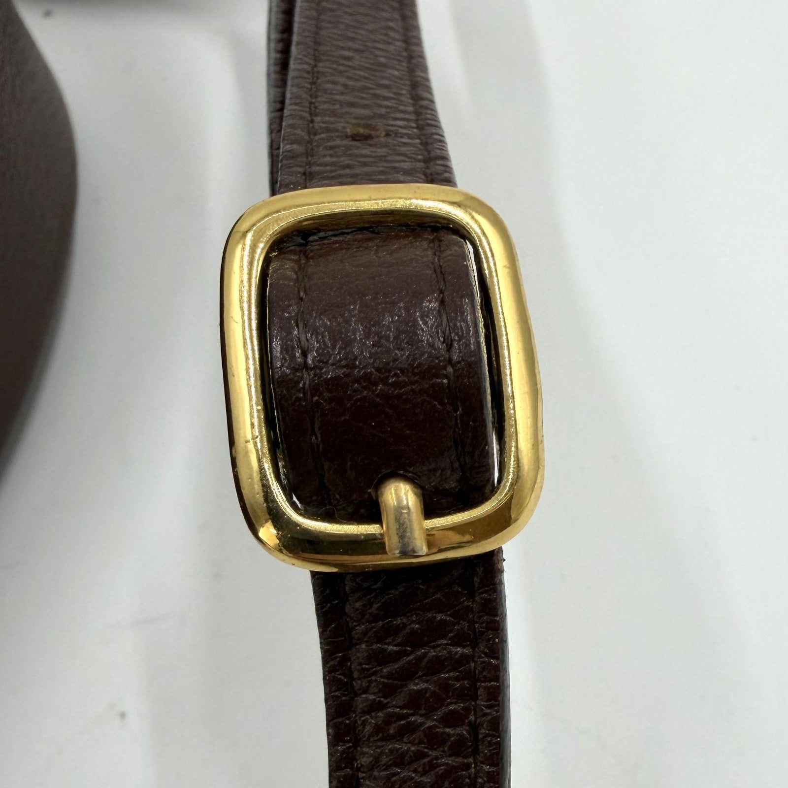 Saint Laurent Vintage Shoulder Crossbody Bag - Brown, Leather