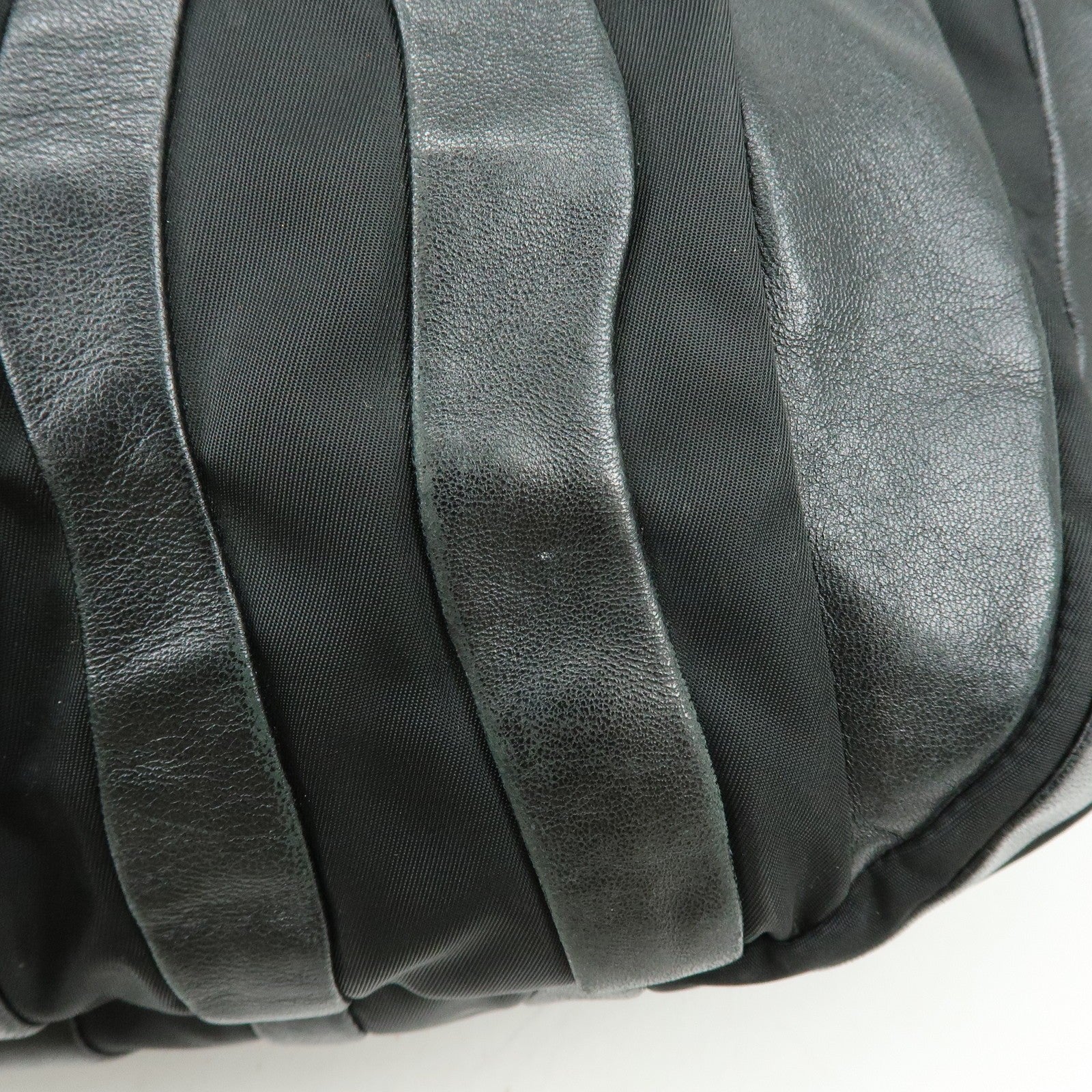 Prada Tote Bag - Black, Leather, Nylon