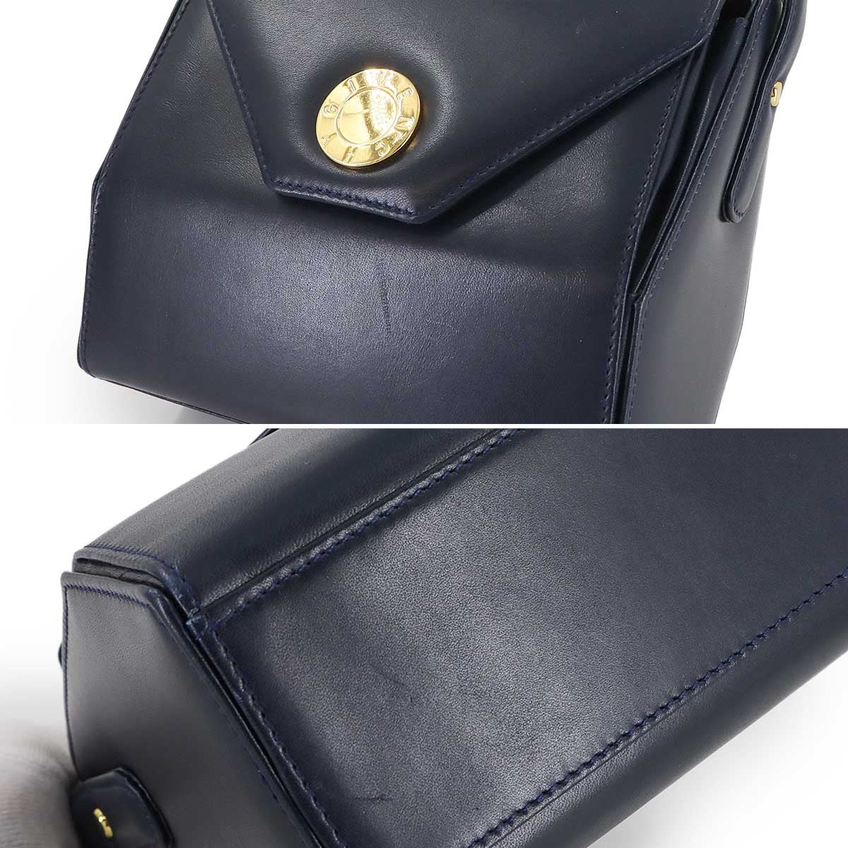 Givenchy Hand Bag - Navy, Leather