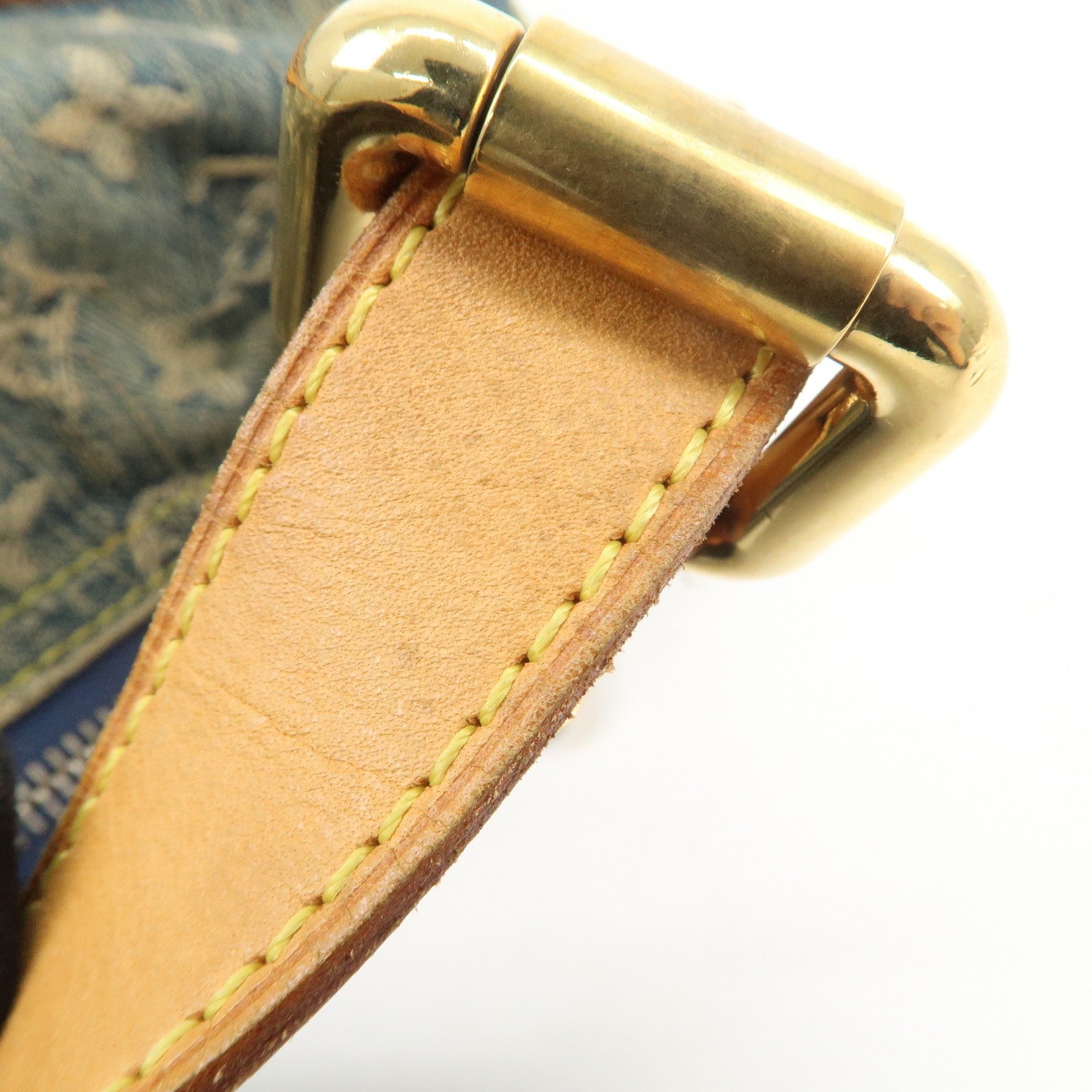Louis Vuitton Denim Shoulder Bag - Blue, Monogram Denim