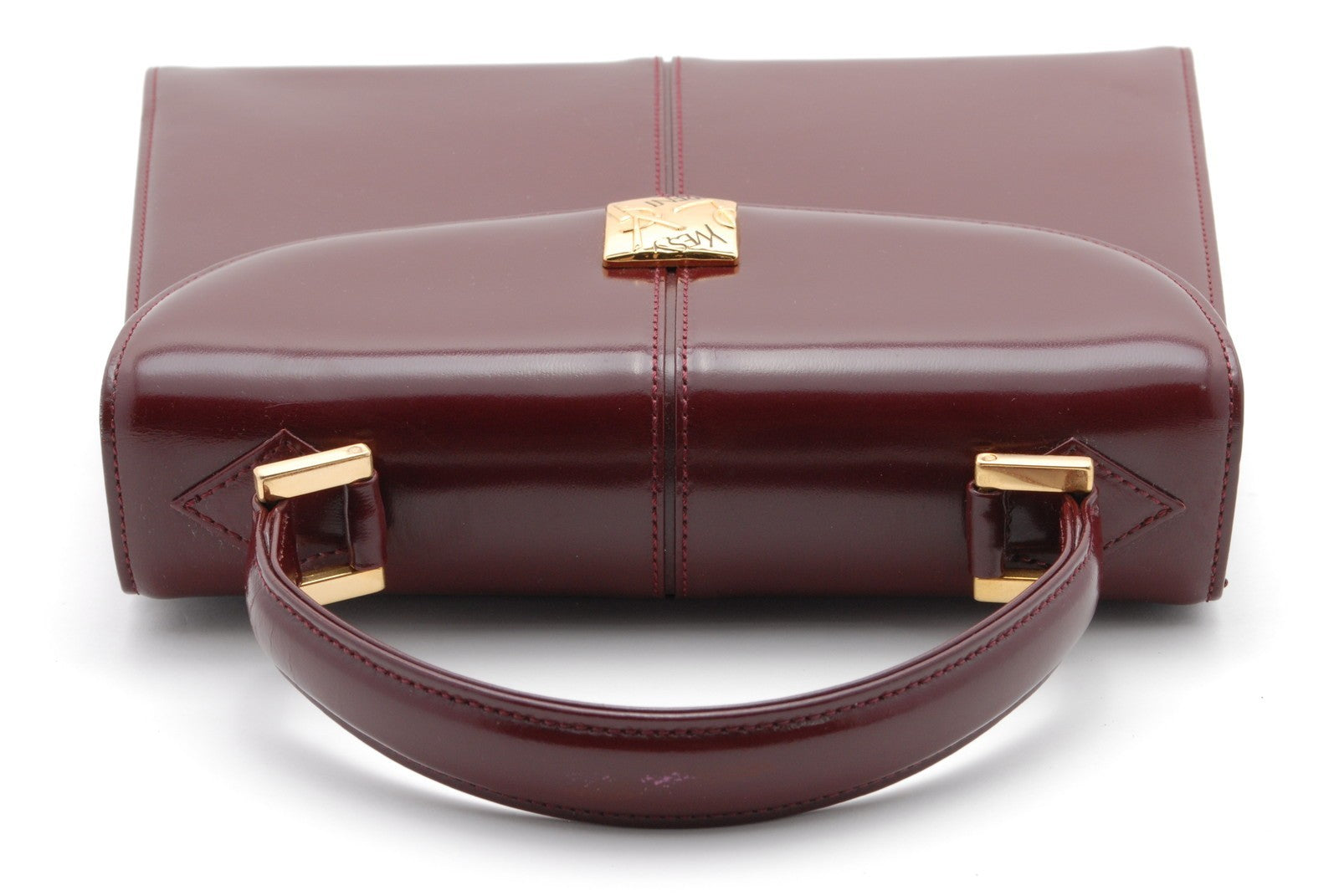 Yves Saint Laurent YSL Shoulder Bag - Burgundy, Leather