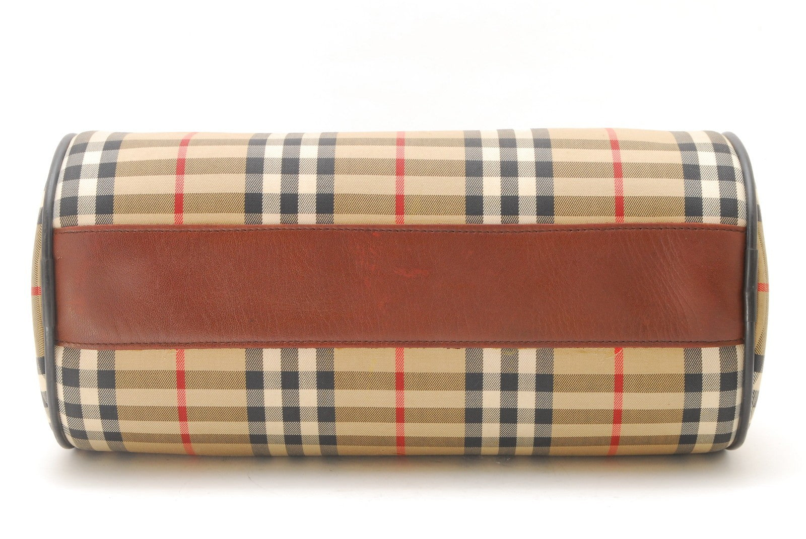 Burberry Nova Check Shadow Horse Shoulder Bag - Brown, Canvas