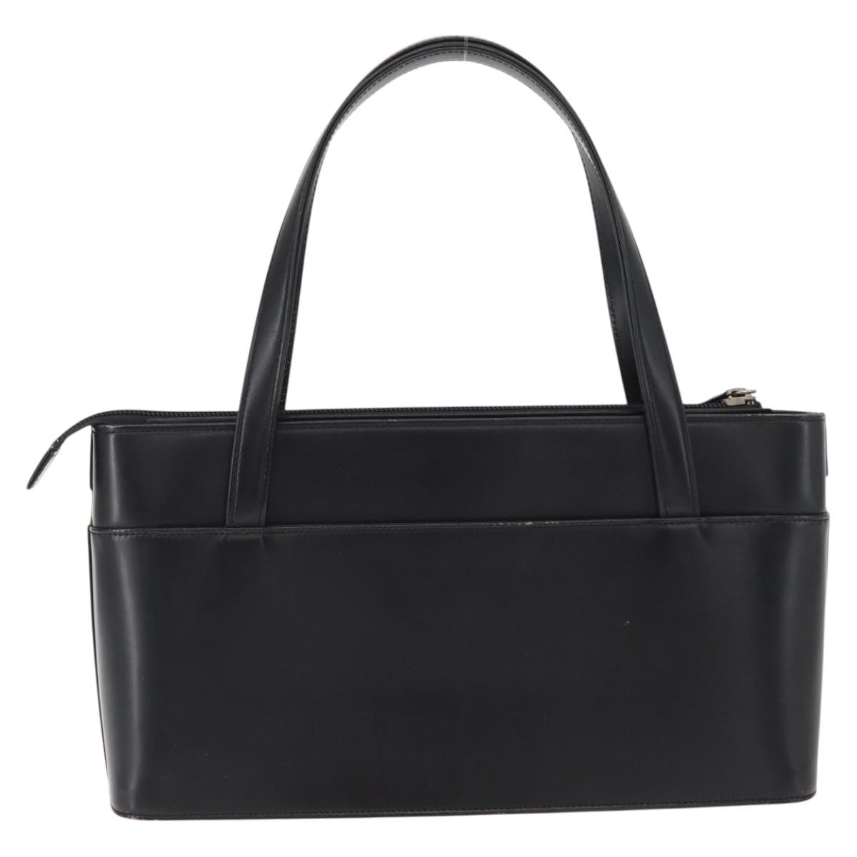 Burberry Nova Check Hand Bag - Black/Silver, Leather