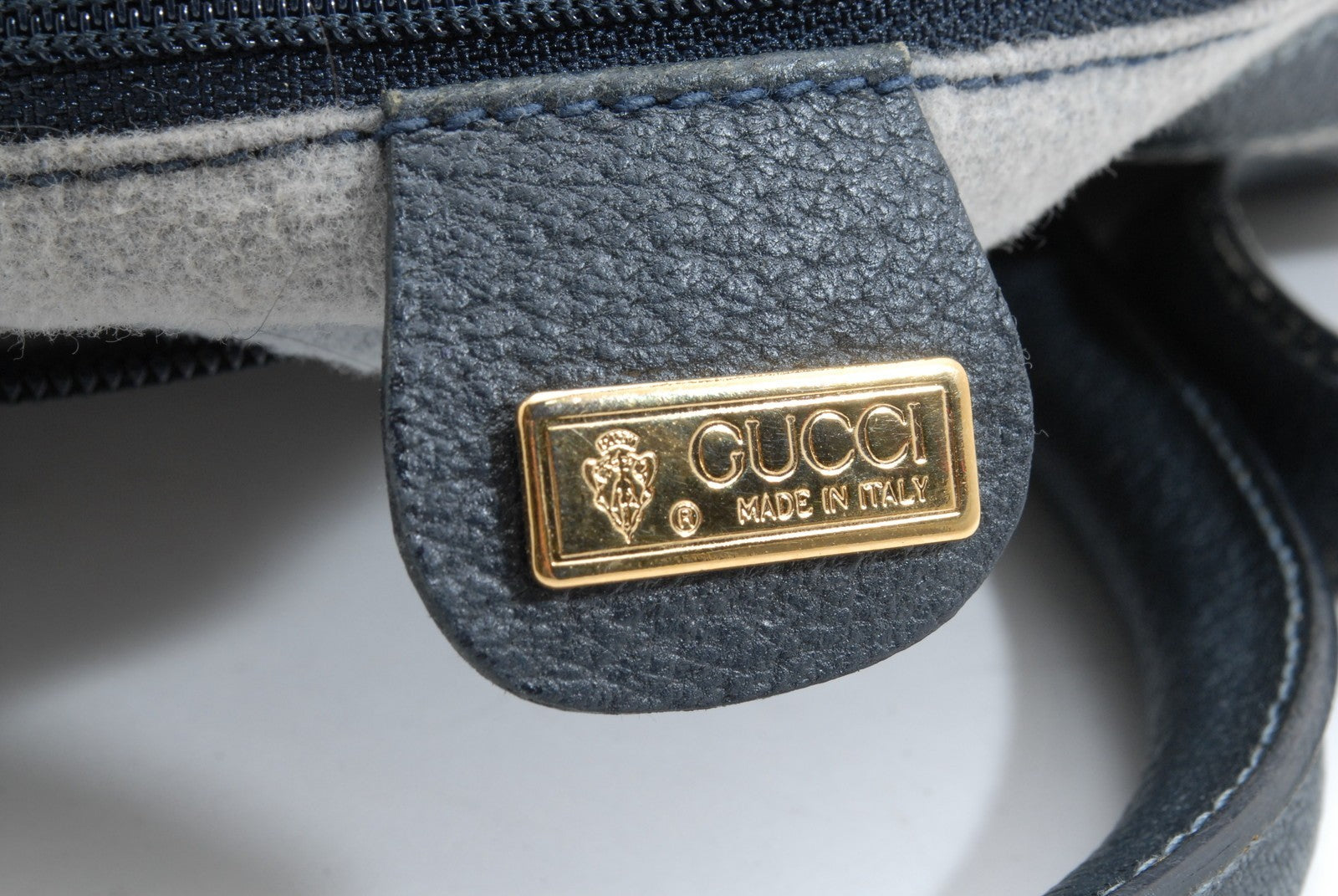 Gucci GG Supreme Boston Bag - Navy, PVC Leather