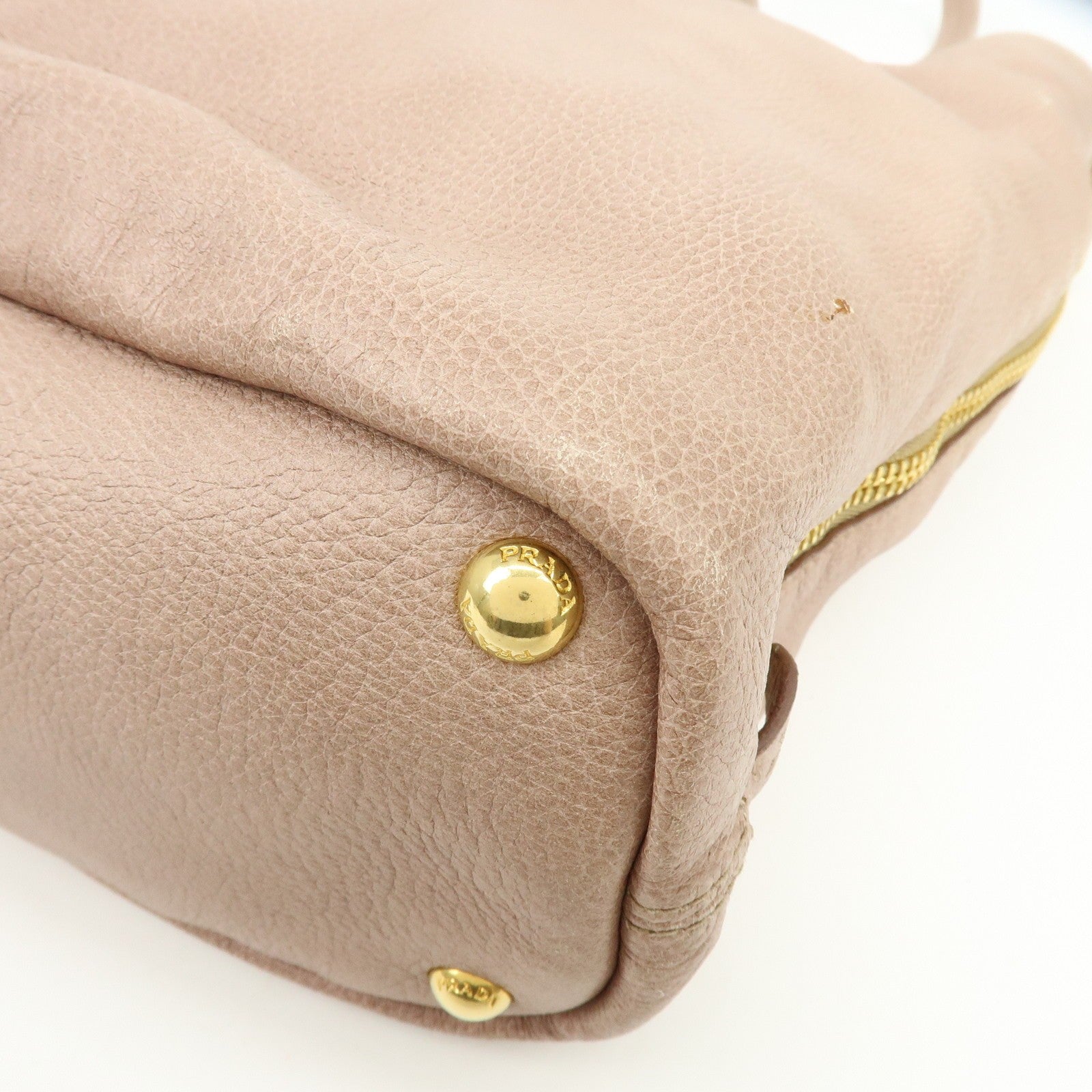 Prada Tote Bag - Pink, Leather