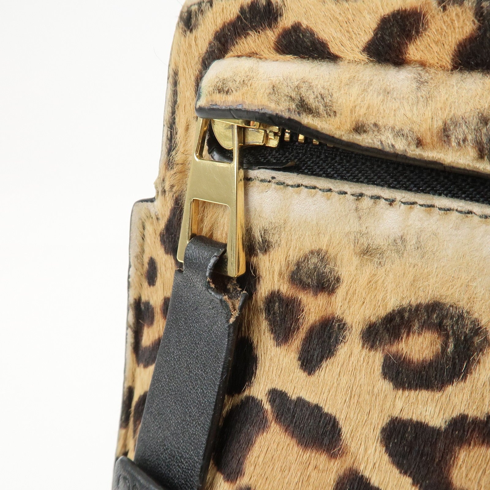 Loewe Anagram Logo Clutch Bag - Leopard, Unborn Calf Leather