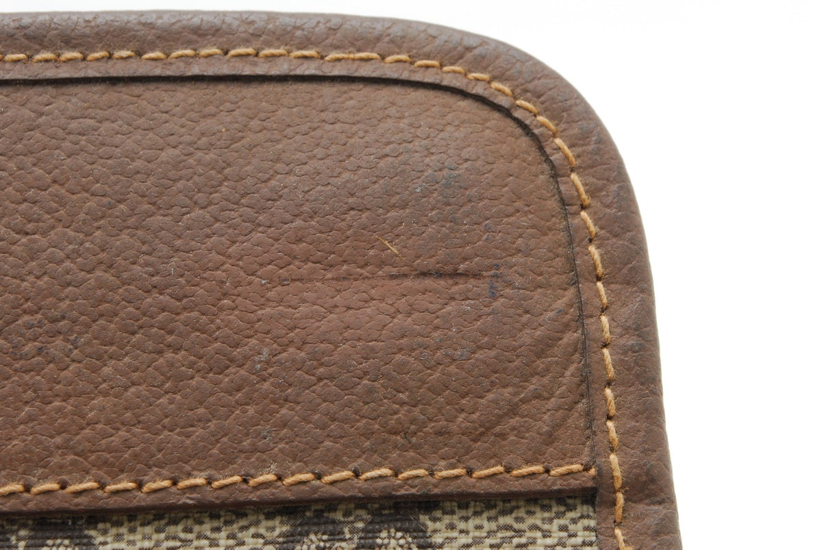 Gucci GG Supreme Monogram Clutch - Brown, PVC Leather