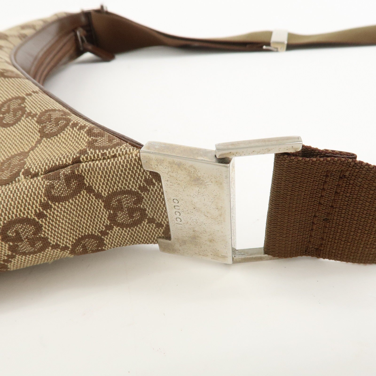 Gucci Crossbody Bag - Brown, GG Canvas, Leather