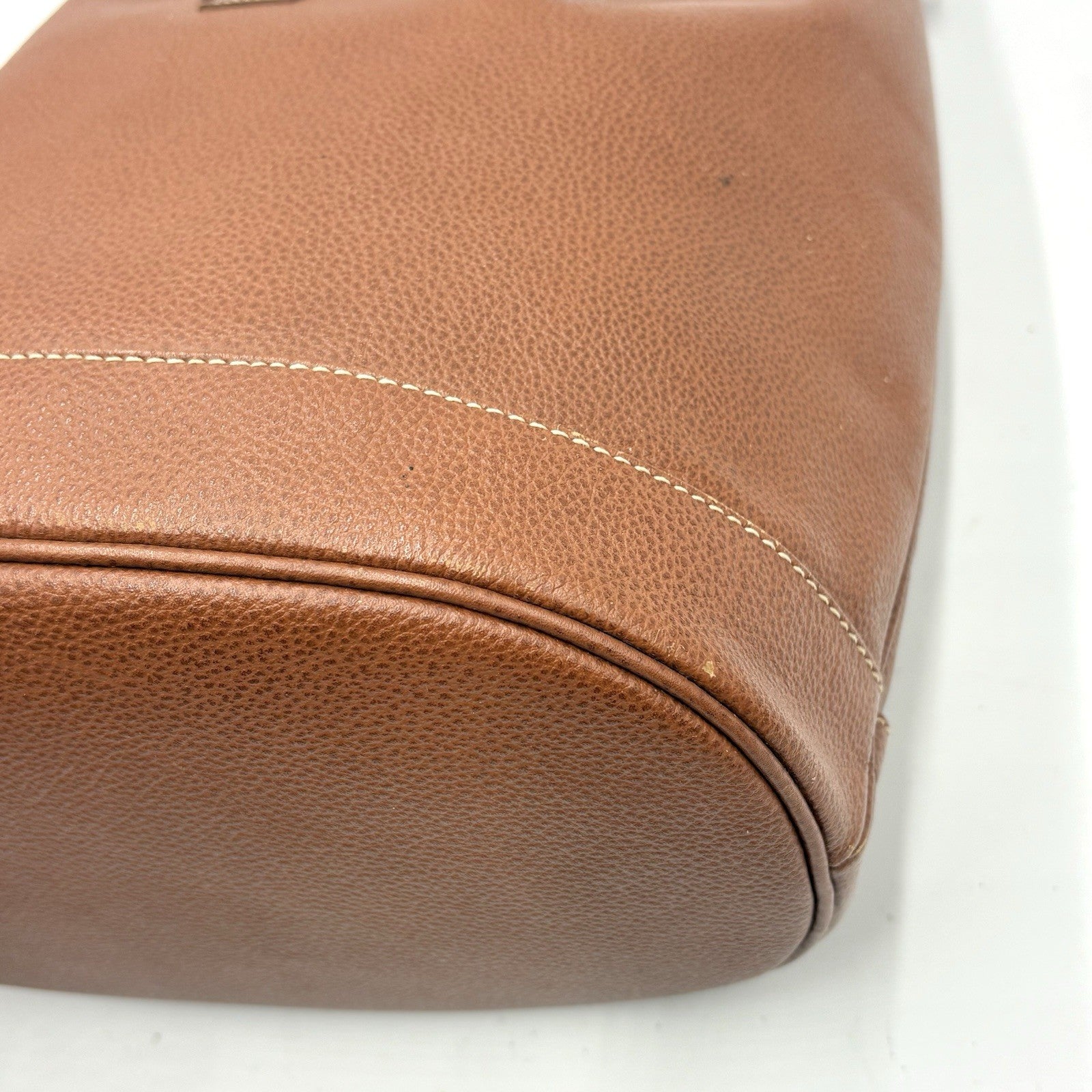 Saint Laurent Yves Cassandra Shoulder Bag - Brown, Leather