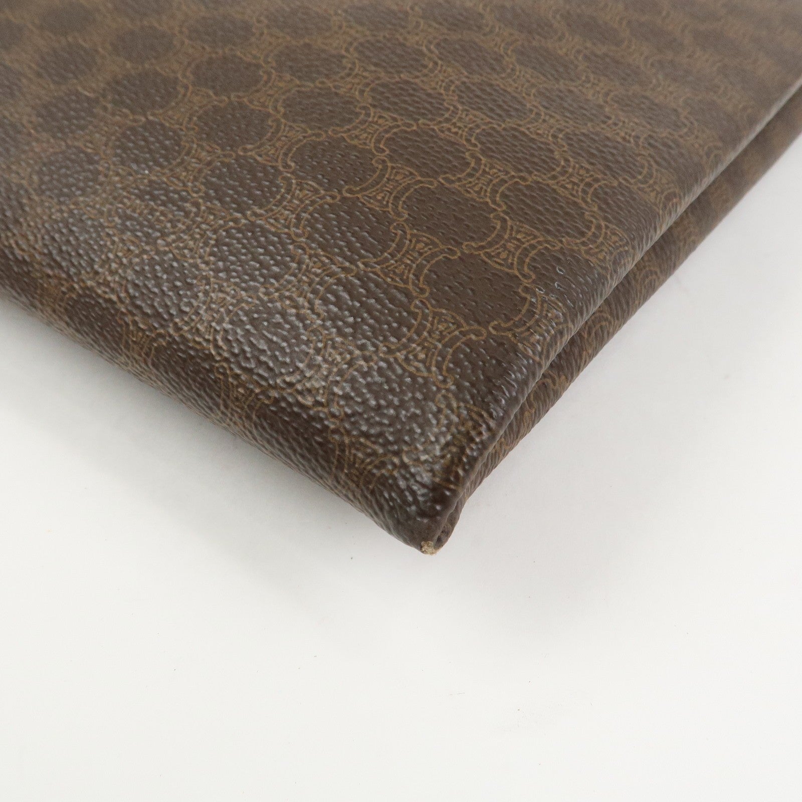 Celine Macadam Tote Bag - Brown, PVC Coated Canvas and Leather