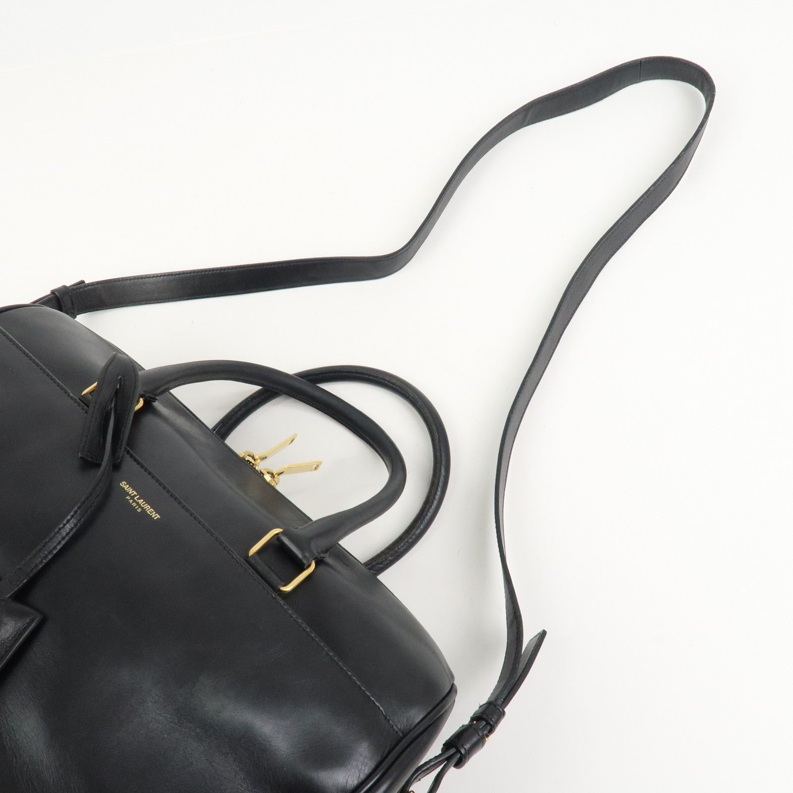 Saint Laurent Hand Bag - Black, Leather