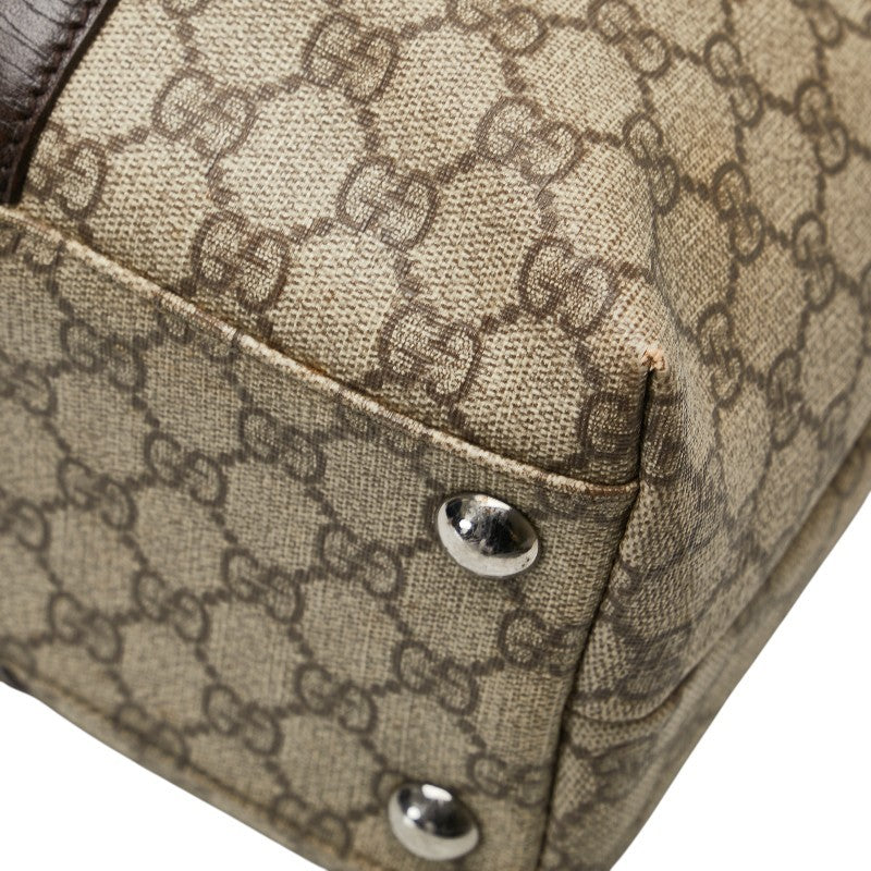 Gucci GG Supreme Tote Bag - Beige Brown, PVC