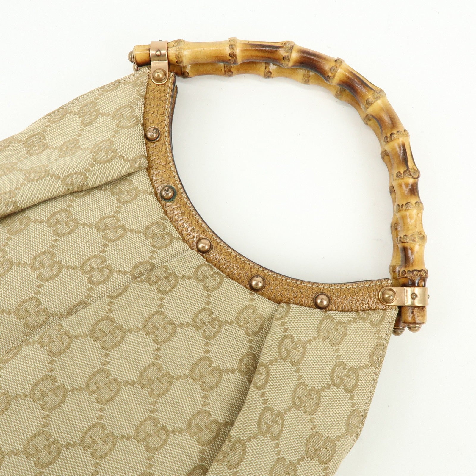 Gucci Tote Bag - Beige, GG Canvas and Leather