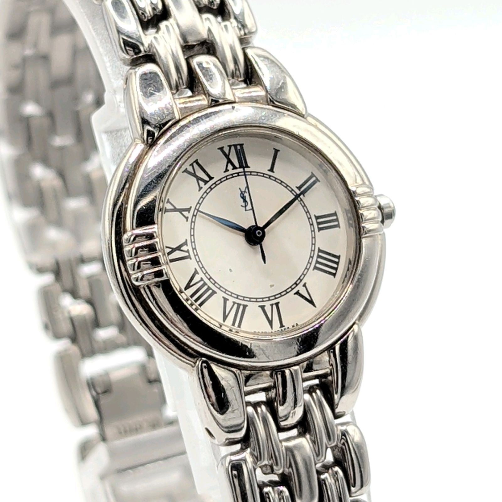 Saint Laurent Dress Quartz Watch - Silver, Stainless Steel