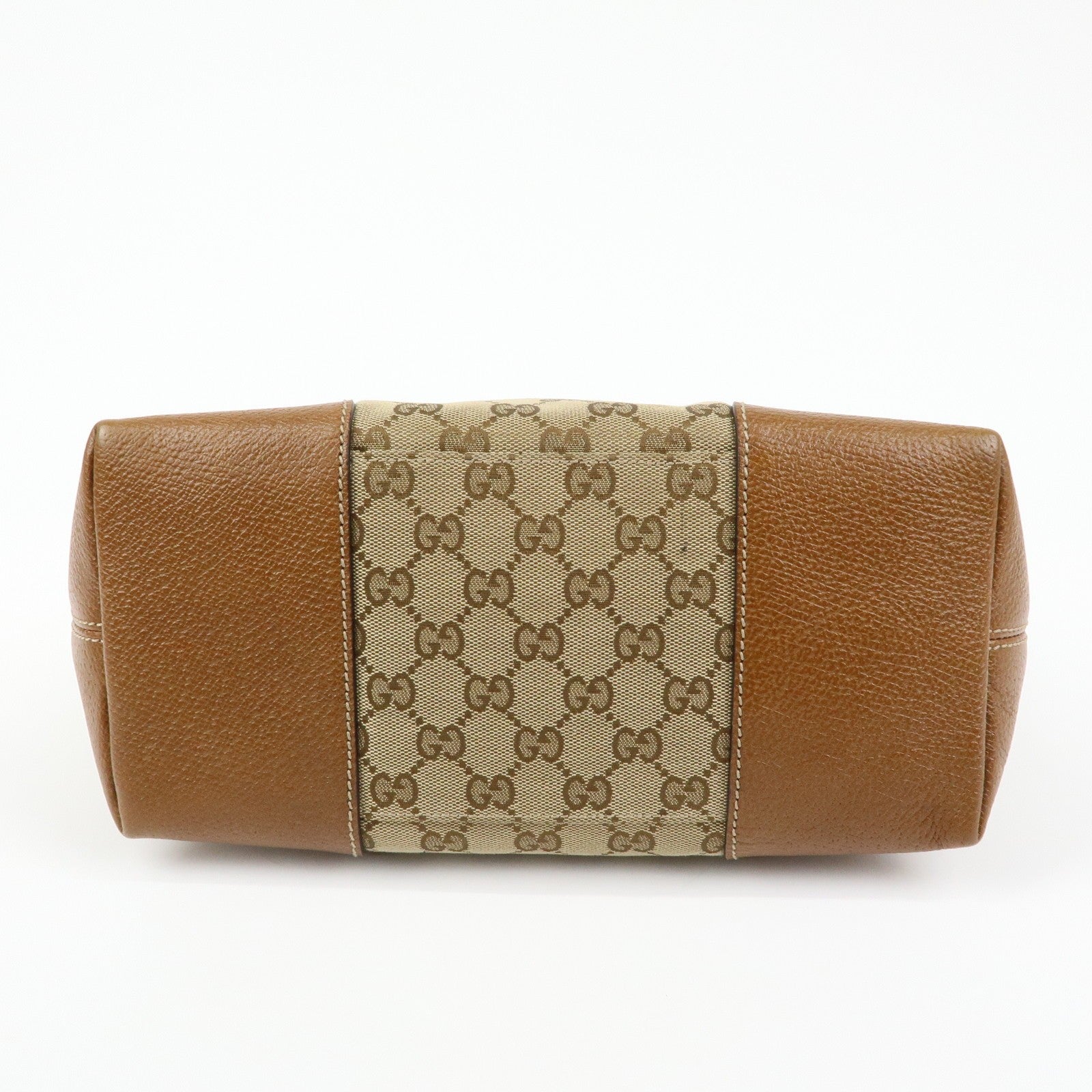 Gucci Hand Bag - Beige, Canvas Leather