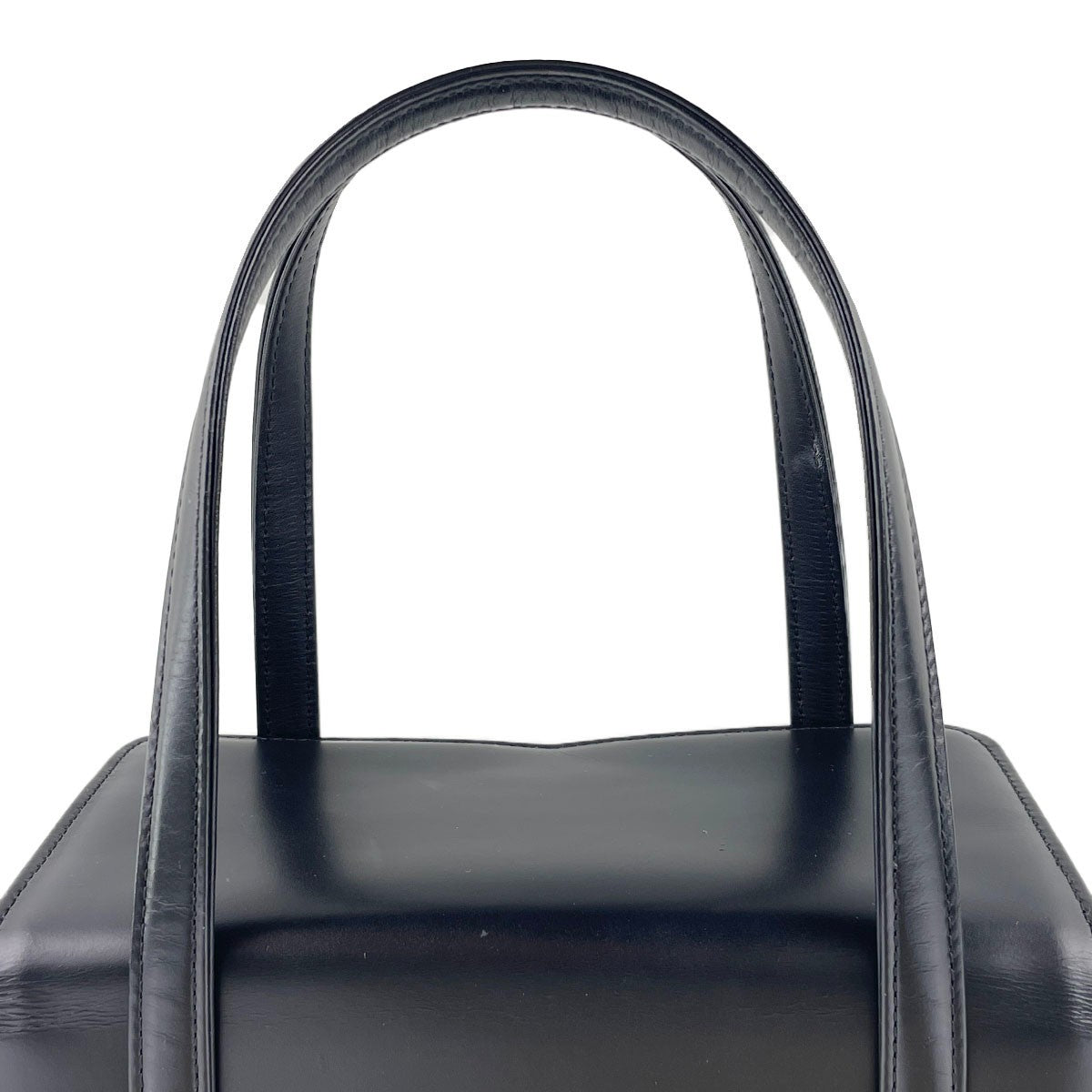 Burberry London Leather Fabric Handbag - Black, Leather