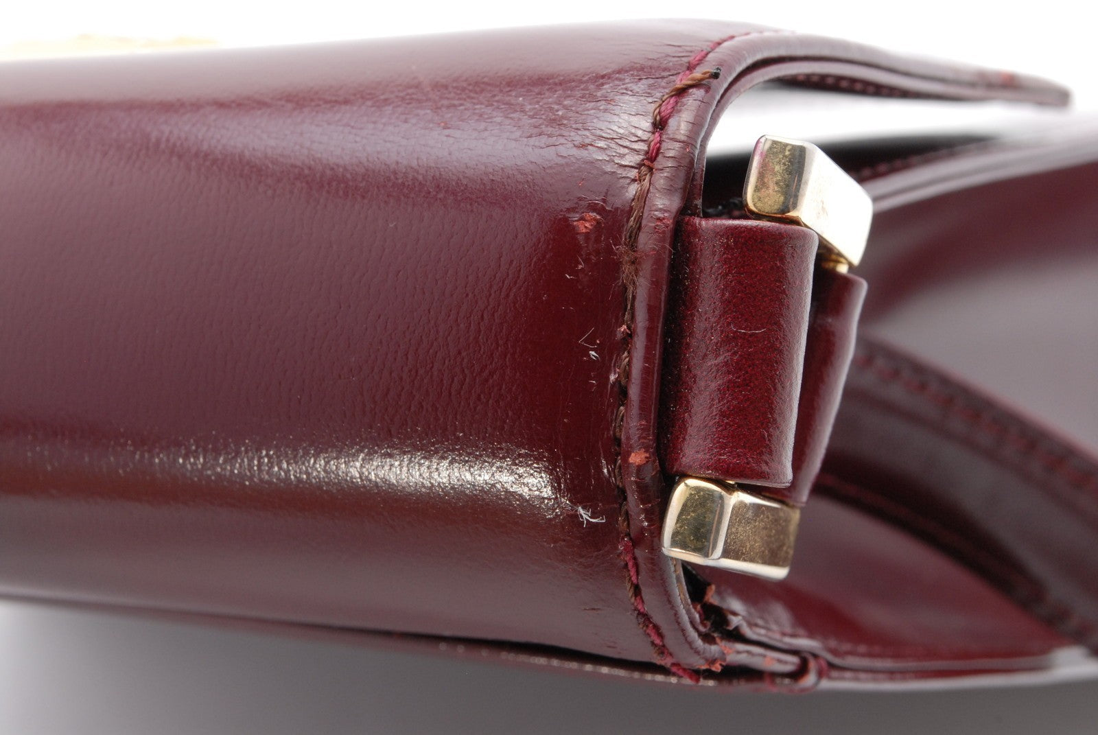 Yves Saint Laurent YSL Shoulder Bag - Burgundy, Leather