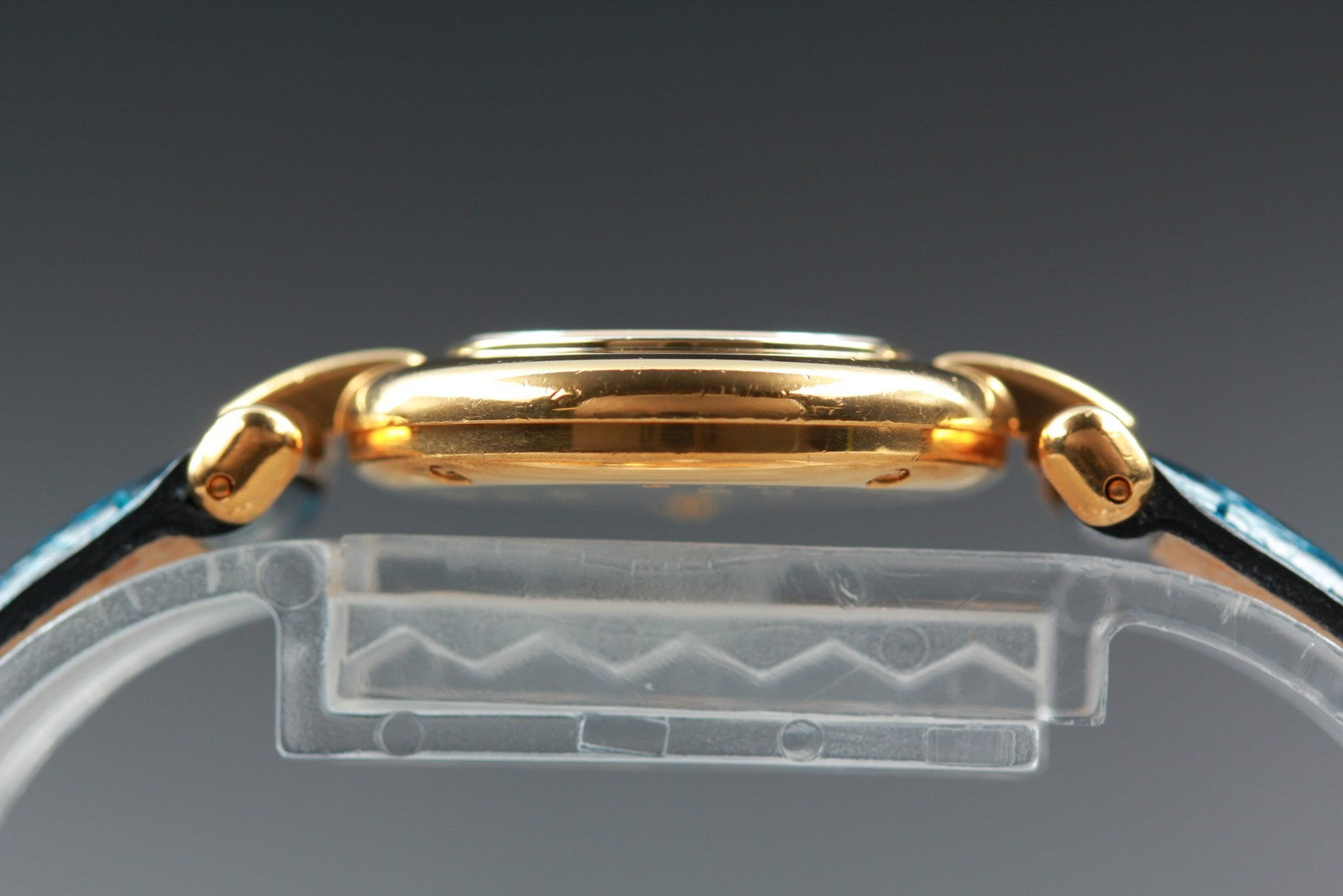 Cartier Must Colisee Vermeil 2410 Watch - Gold Blue, Stainless Steel