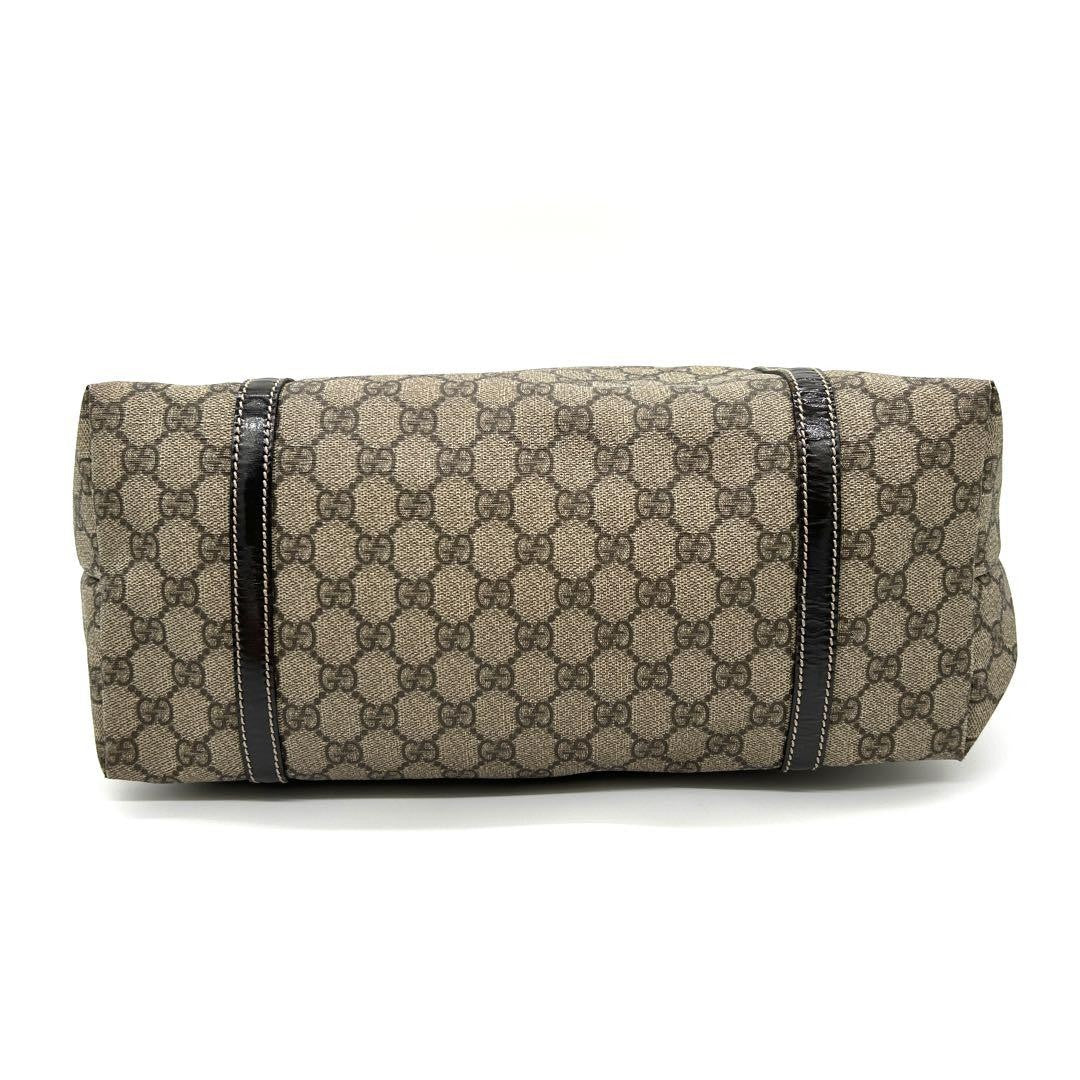 Gucci GG Supreme Tote Bag - Beige, PVC Enamel