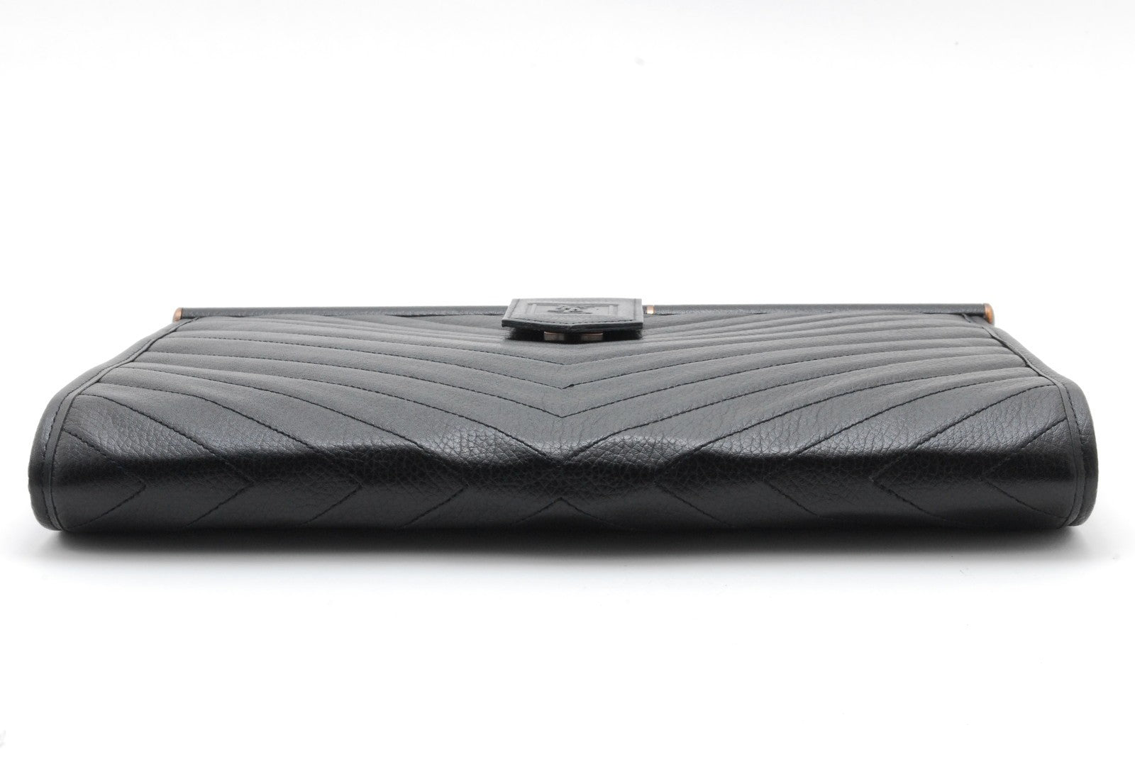 Saint Laurent Yves Saint Laurent Clutch Bag - Black, Leather
