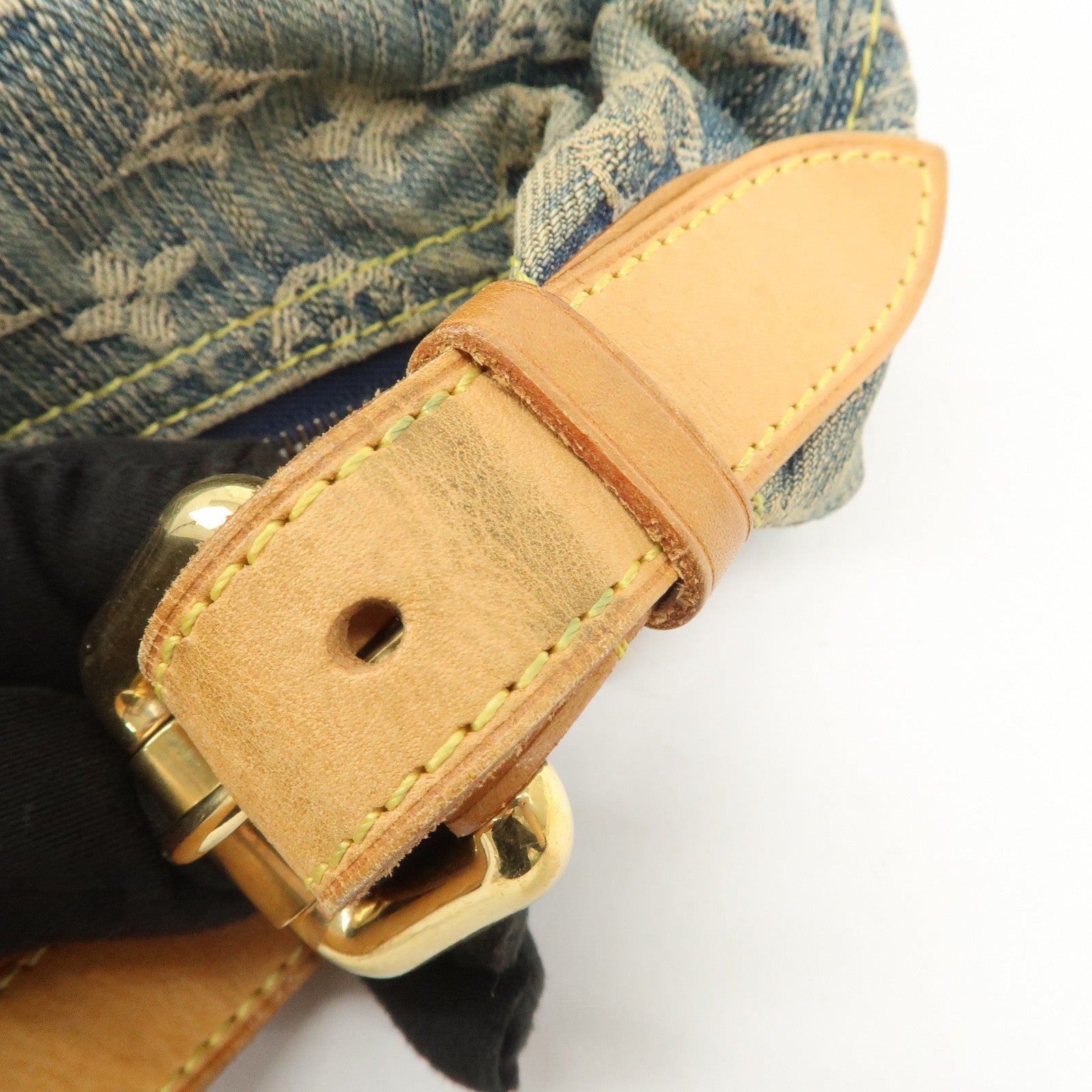 Louis Vuitton Denim Shoulder Bag - Blue, Monogram Denim