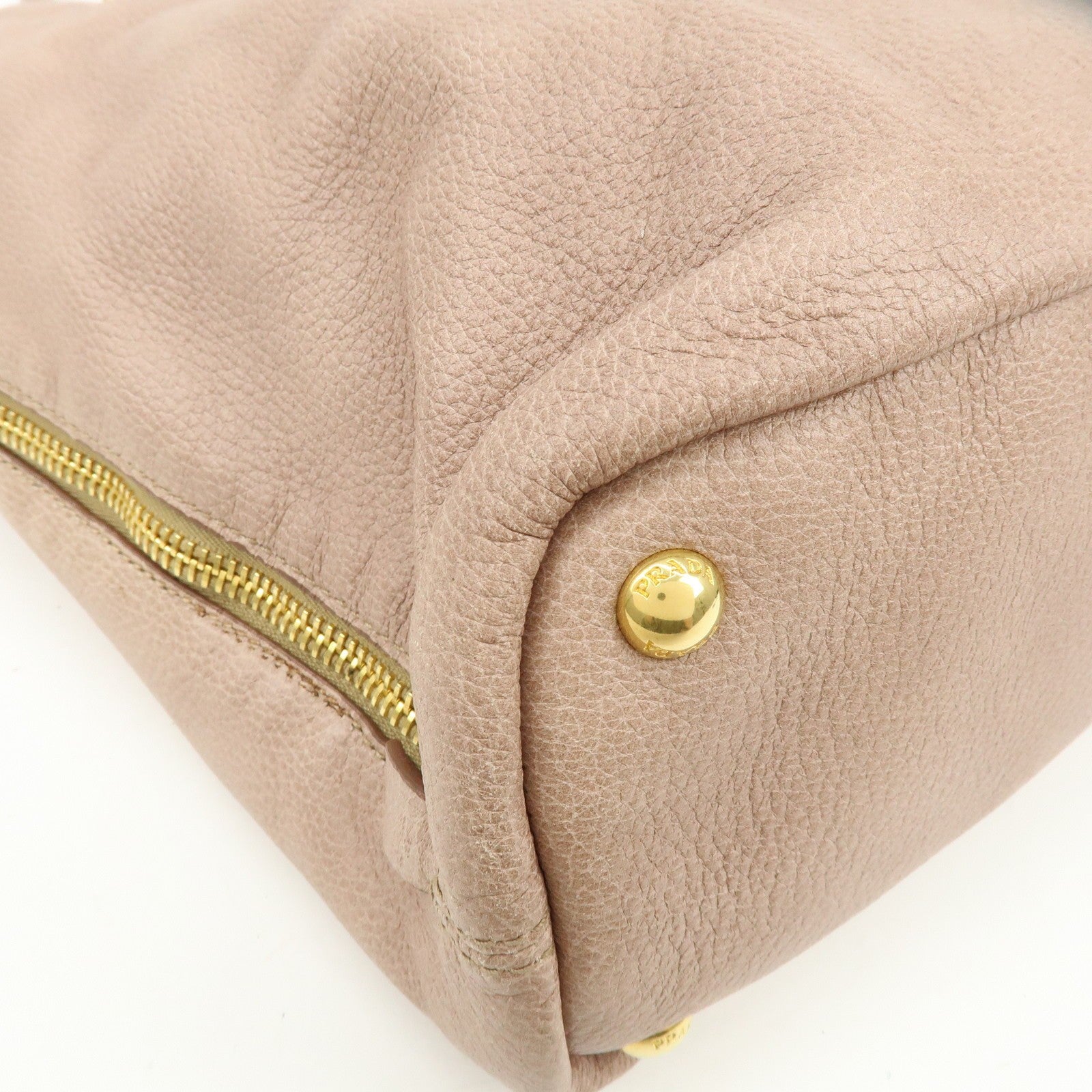 Prada Tote Bag - Pink, Leather