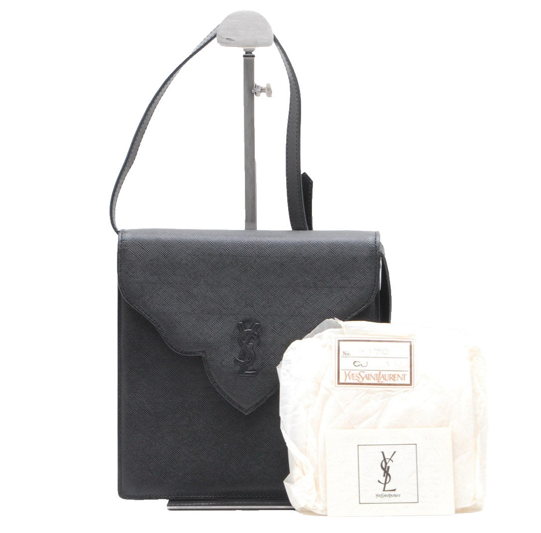 Saint Laurent YSL Shoulder Bag - Black, Leather