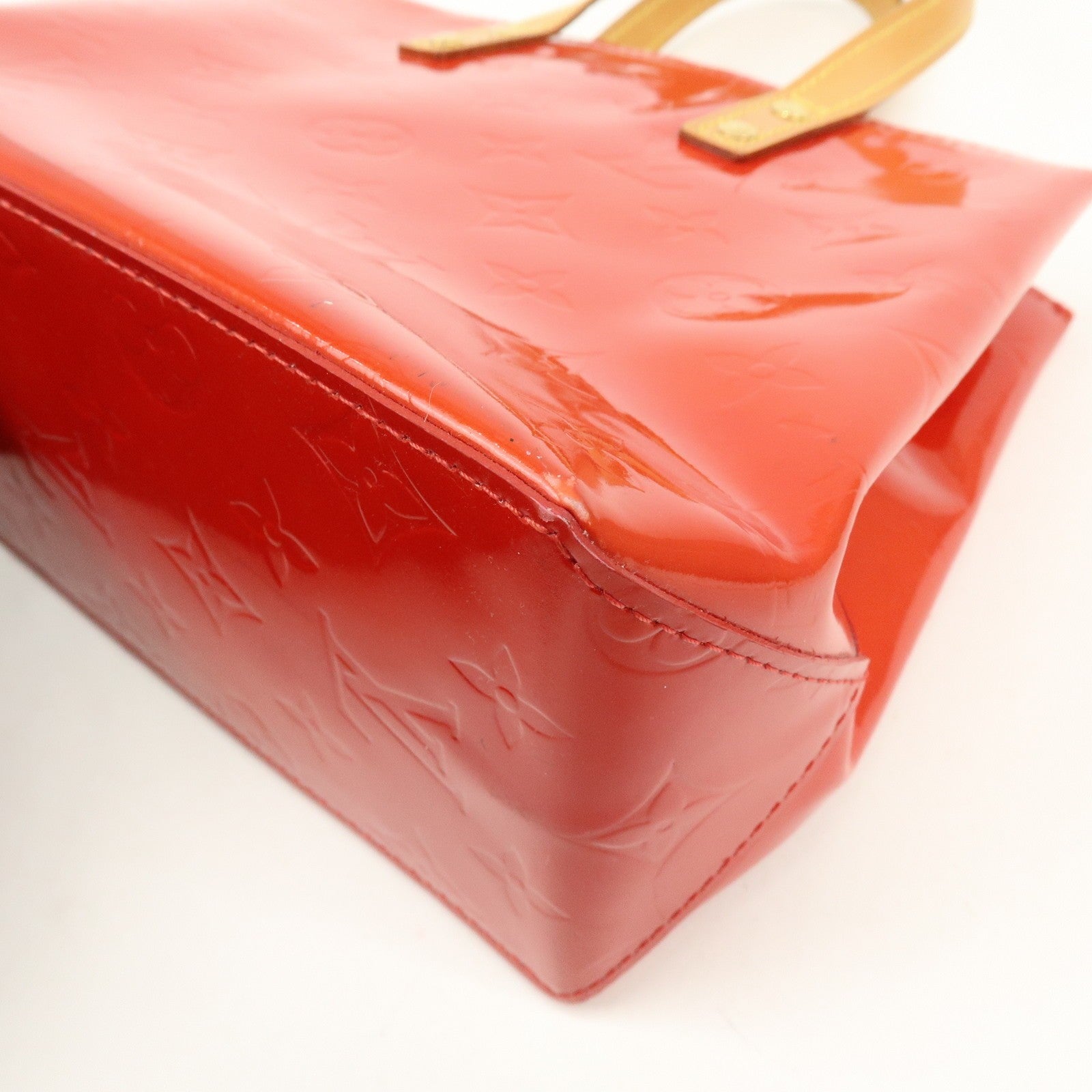 Louis Vuitton Monogram Vernis Lead PM Hand Bag - Rouge, Vernis Leather