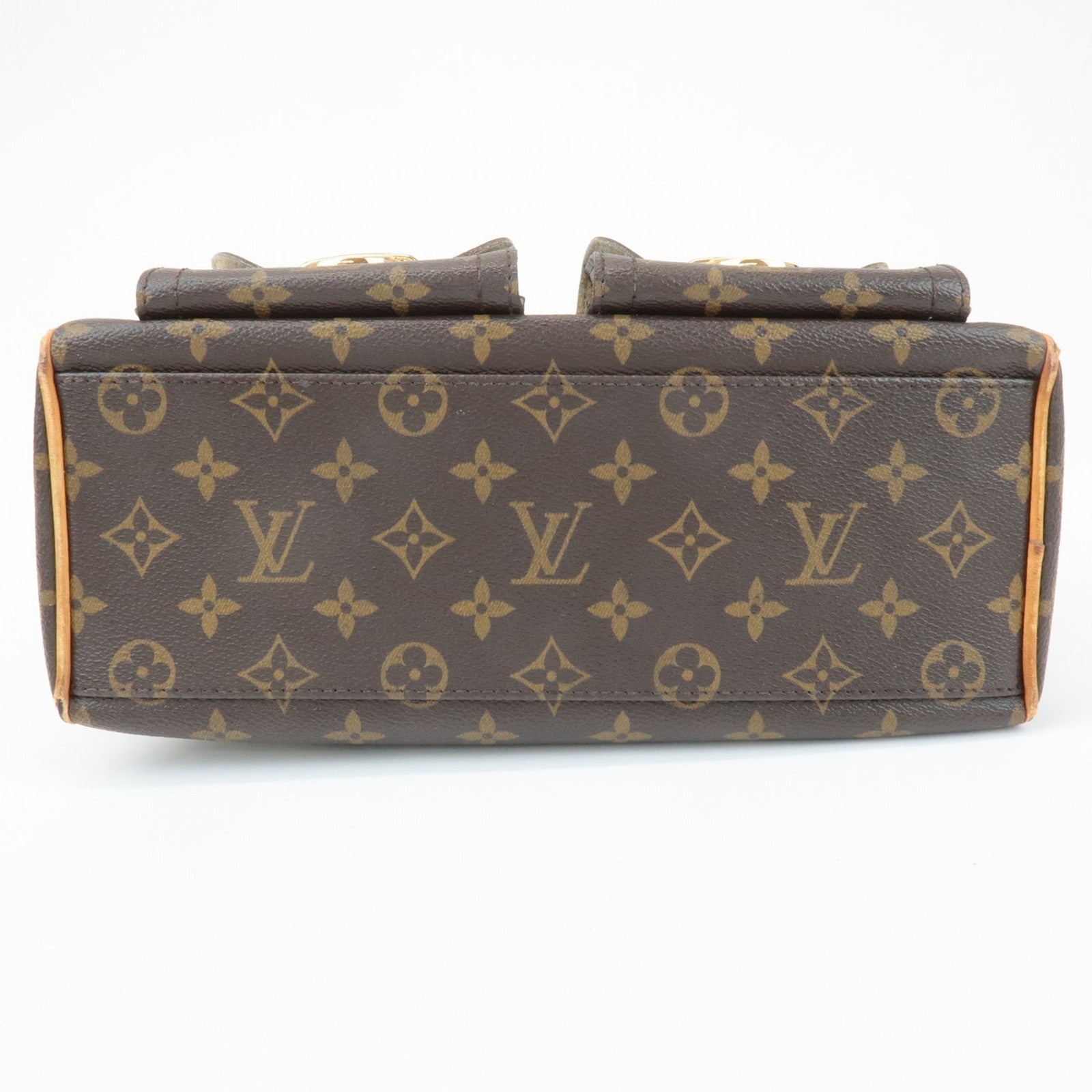 Louis Vuitton Monogram Manhattan PM Handbag - Brown, Monogram Canvas