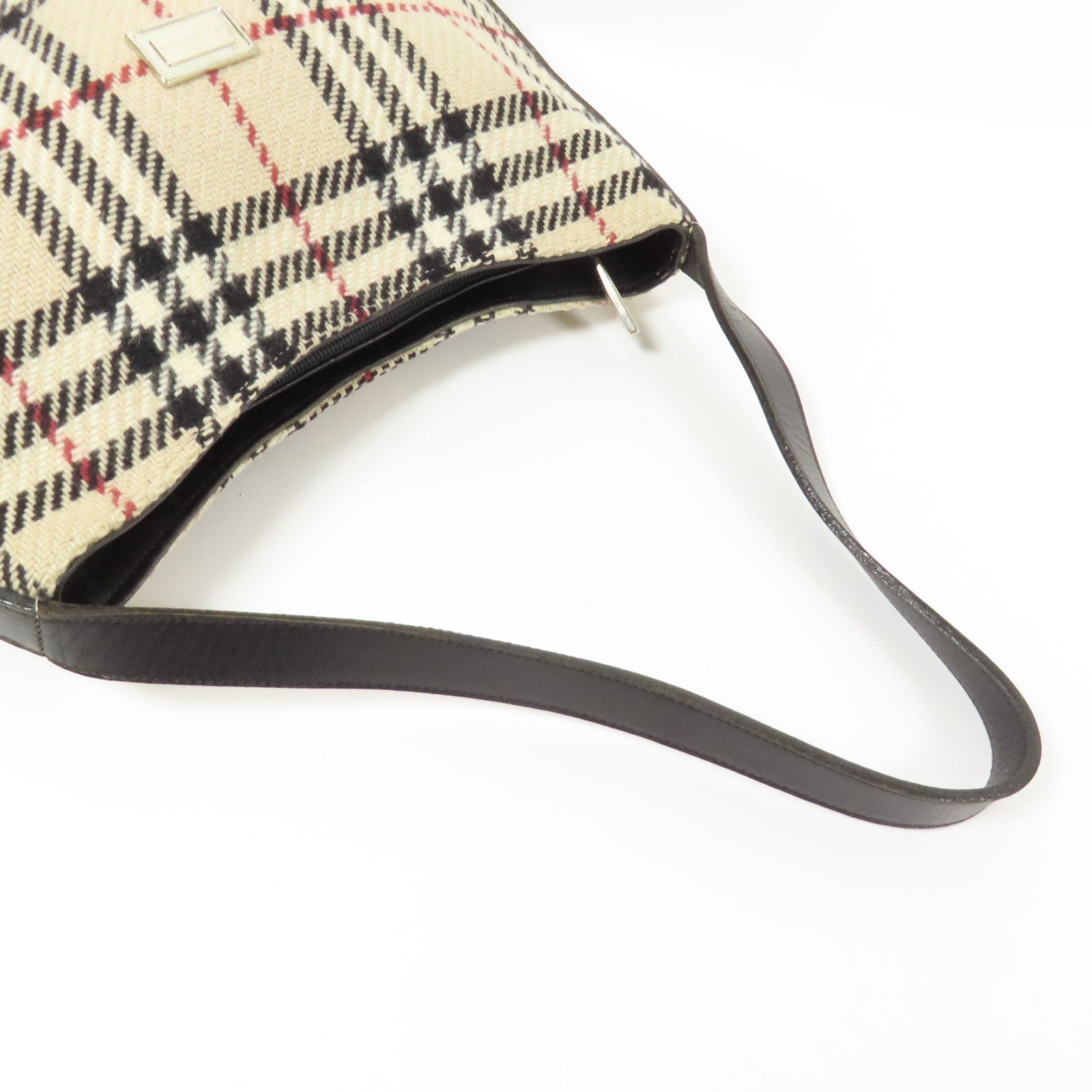 Burberry SHW Shoulder Bag - Beige, Wool