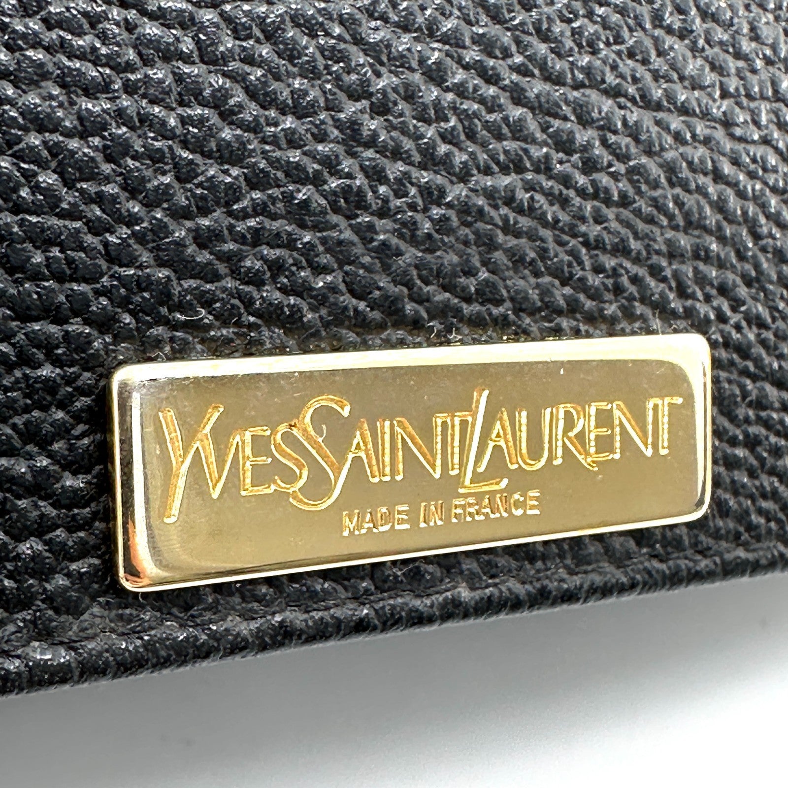 Saint Laurent Yves Shoulder Bag - Black, Leather