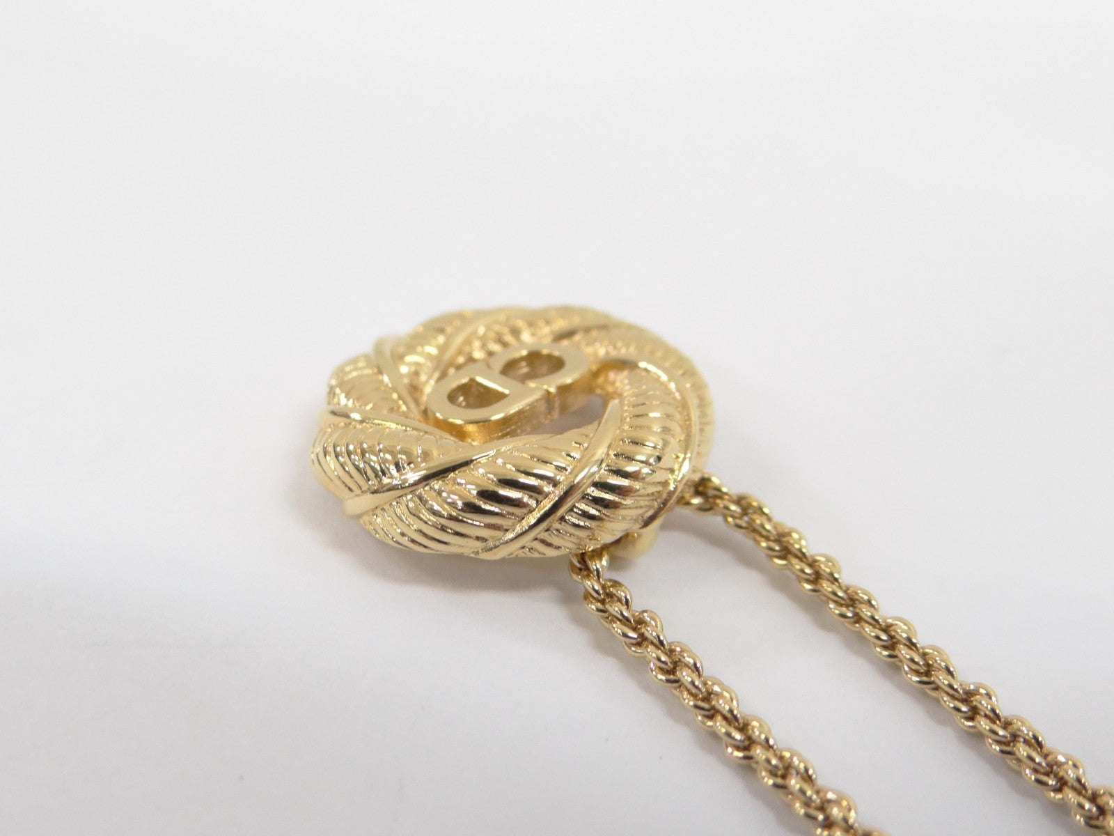 Dior Chain Necklace Pendant - Gold, Metal