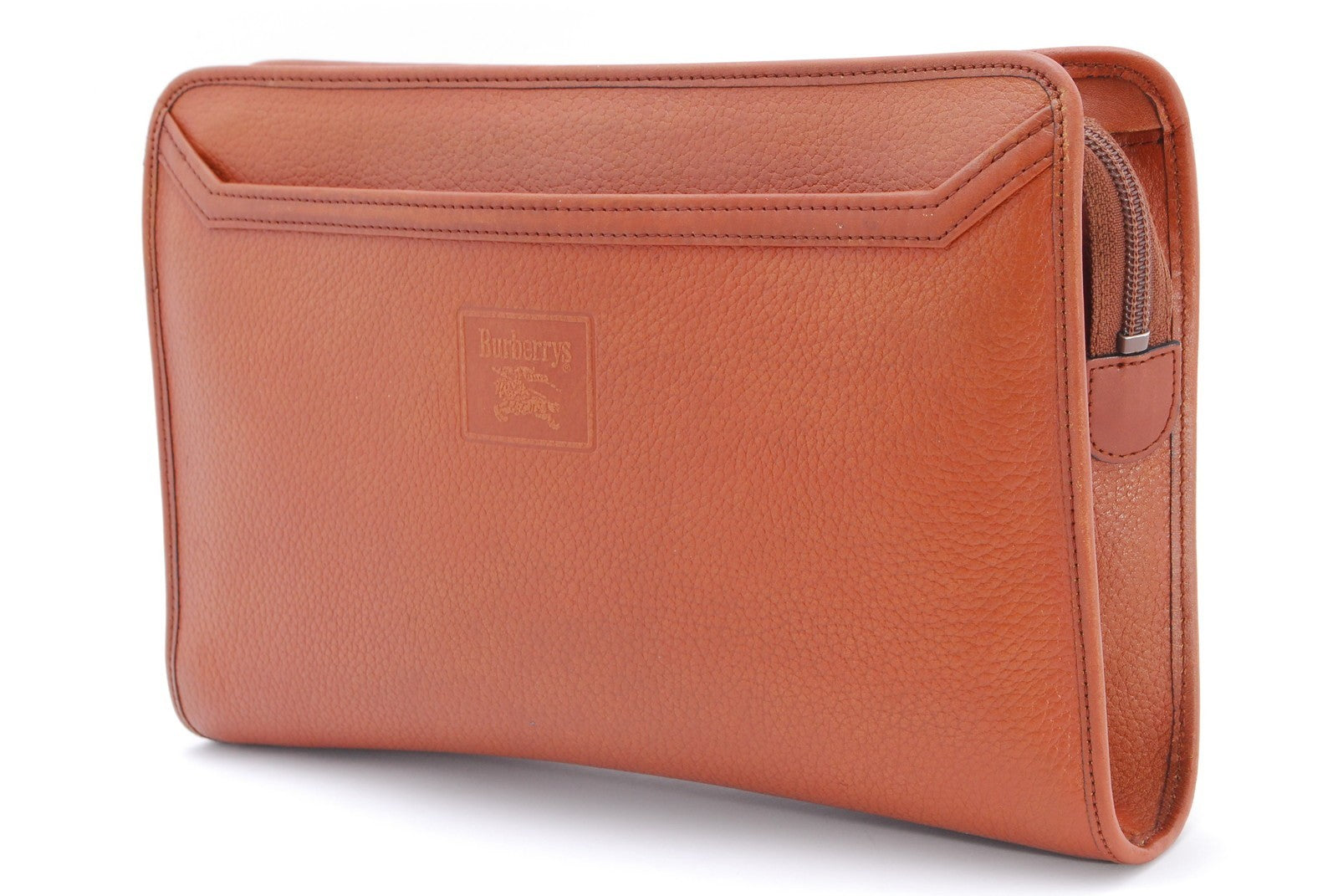 Burberry Vintage Clutch Bag - Brown, Leather