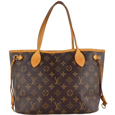 Louis Vuitton Neverfull PM Tote Bag - Brown, Coated Canvas