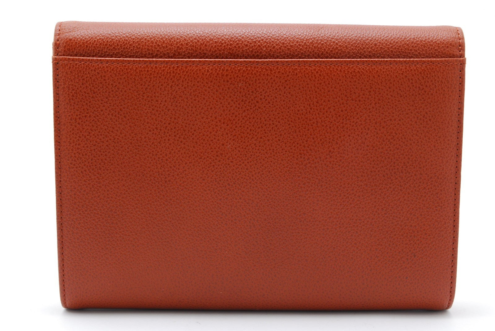 Saint Laurent Yves Clutch - Brown, Leather