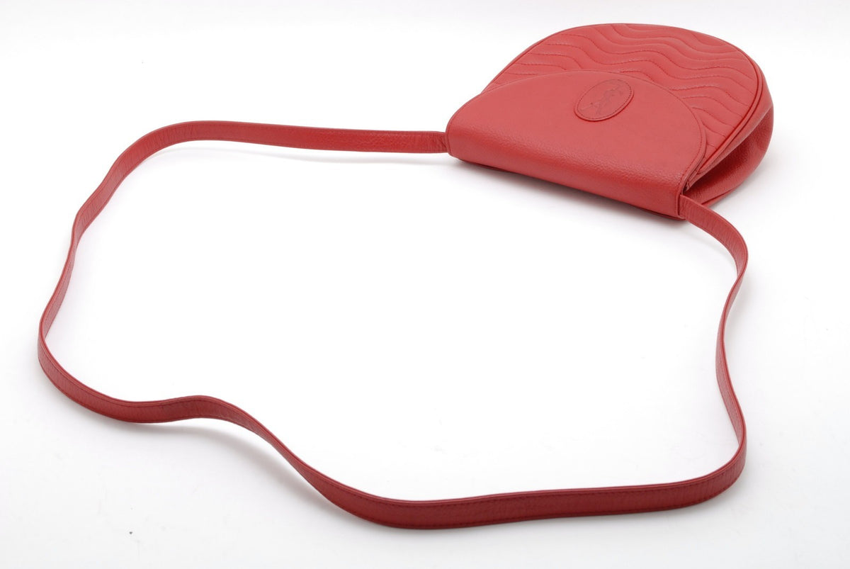 Saint Laurent Yves Saint Laurent Shoulder Bag - Red, Leather