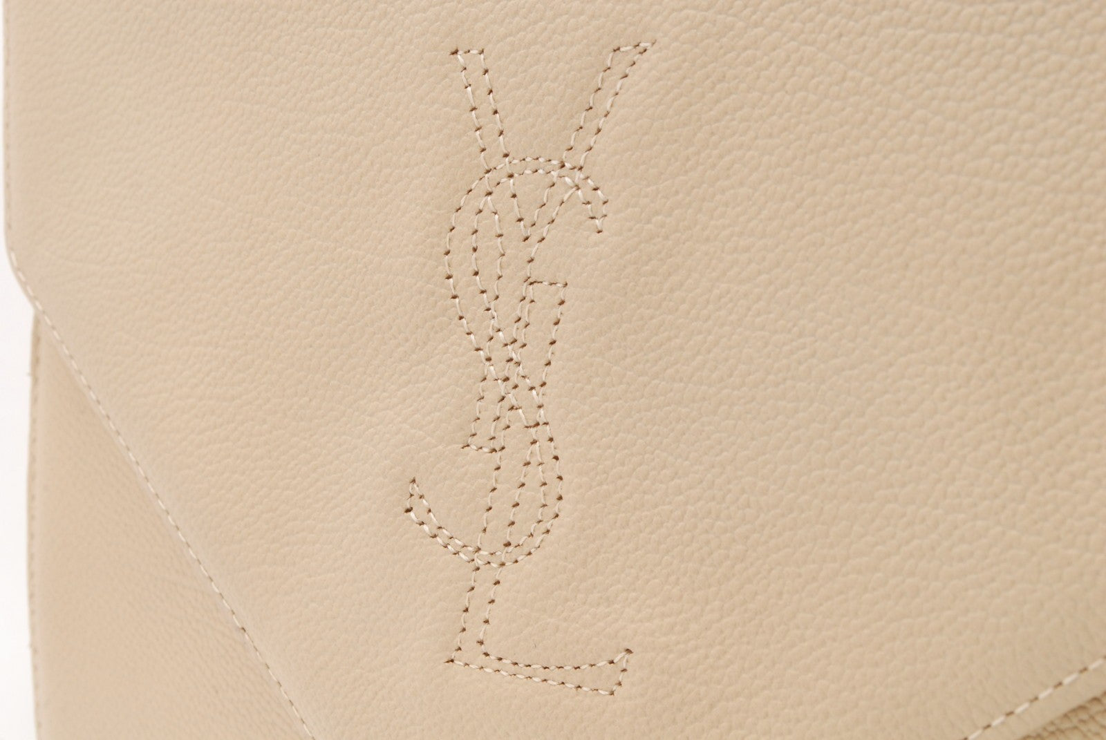 Yves Saint Laurent YSL Hand Shoulder Bag - Ivory, Leather