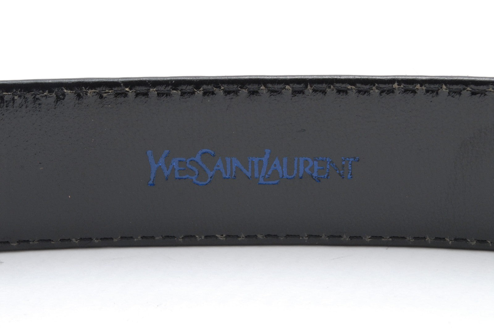 Saint Laurent Vintage YSL Belt - Black, Leather
