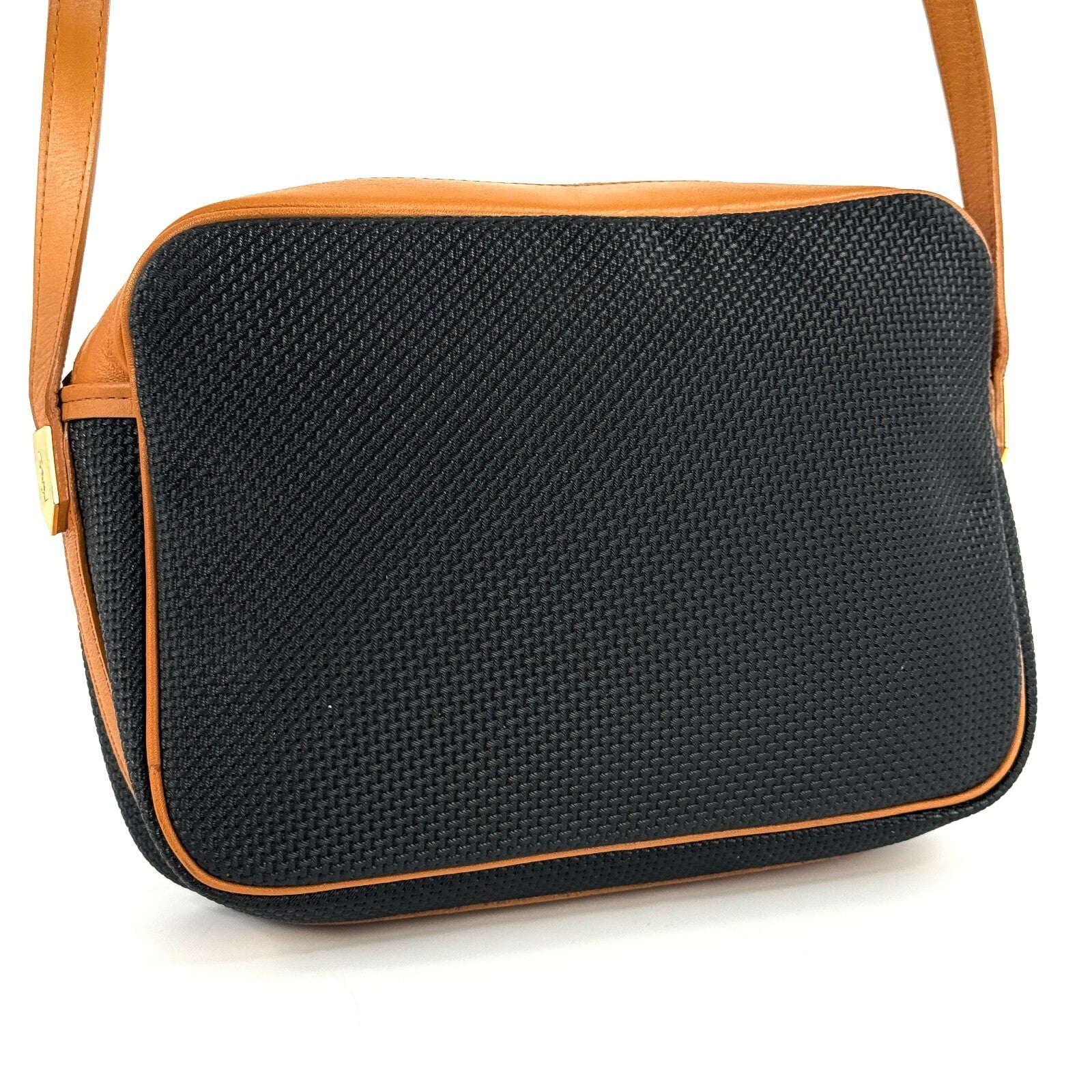 Saint Laurent Yves Shoulder Bag - Black, PVC Leather