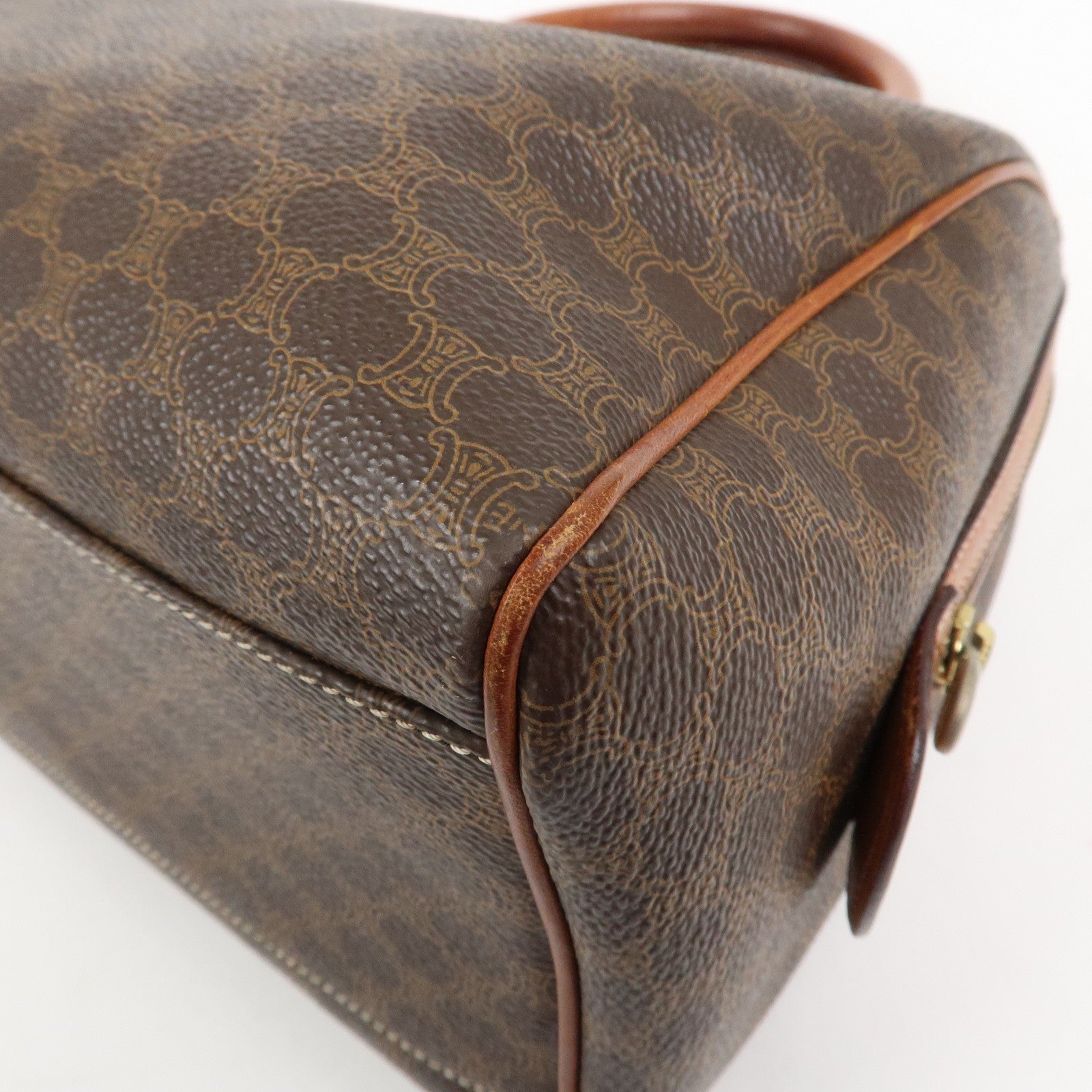Celine Boston Bag - Brown, PVC