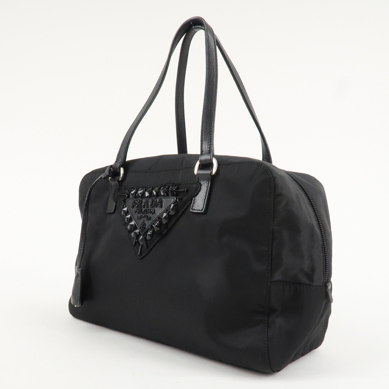 Prada Shoulder Bag - Black, Nylon/Leather