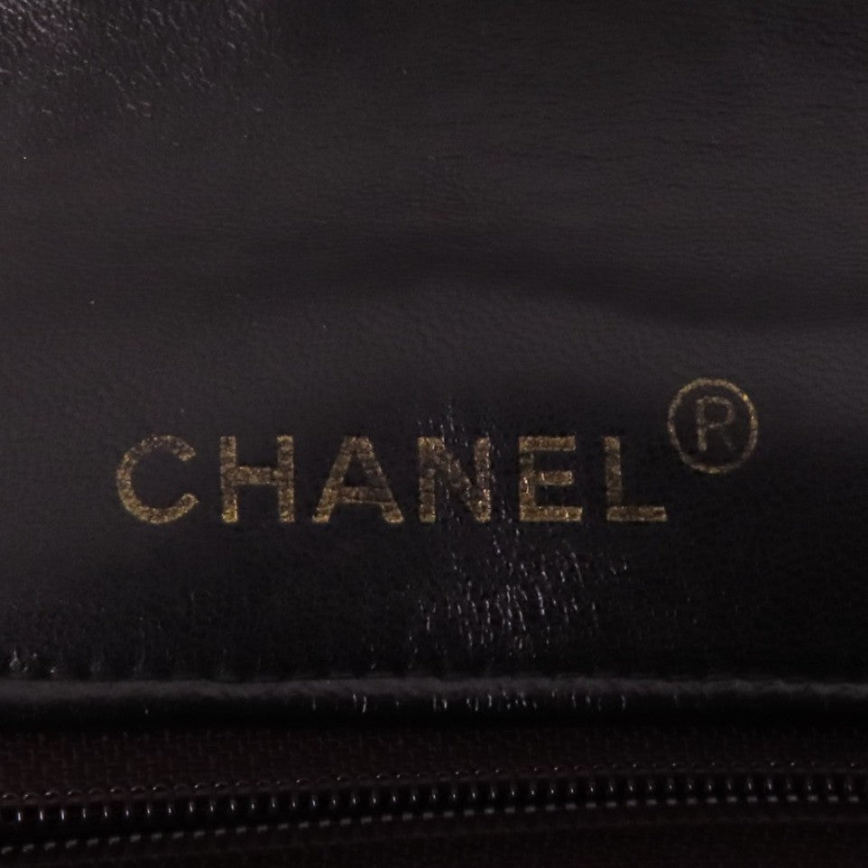 CHANEL CC GHW Shoulder Bag - Black, Lambskin