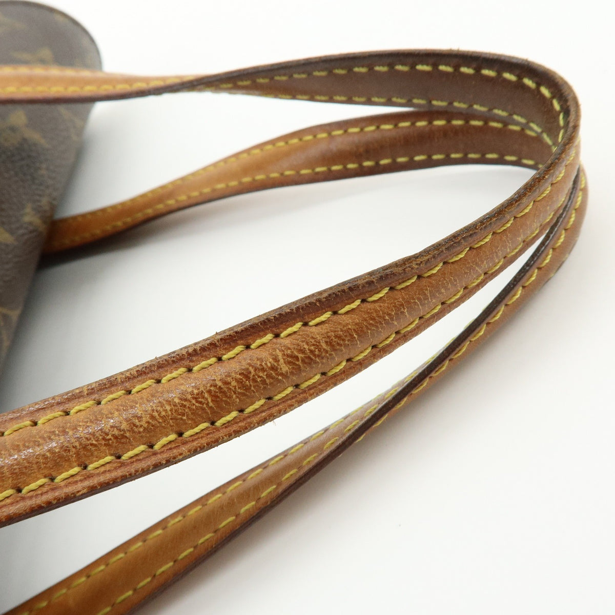 Louis Vuitton Monogram Canvas Sonatine Hand Bag Brown