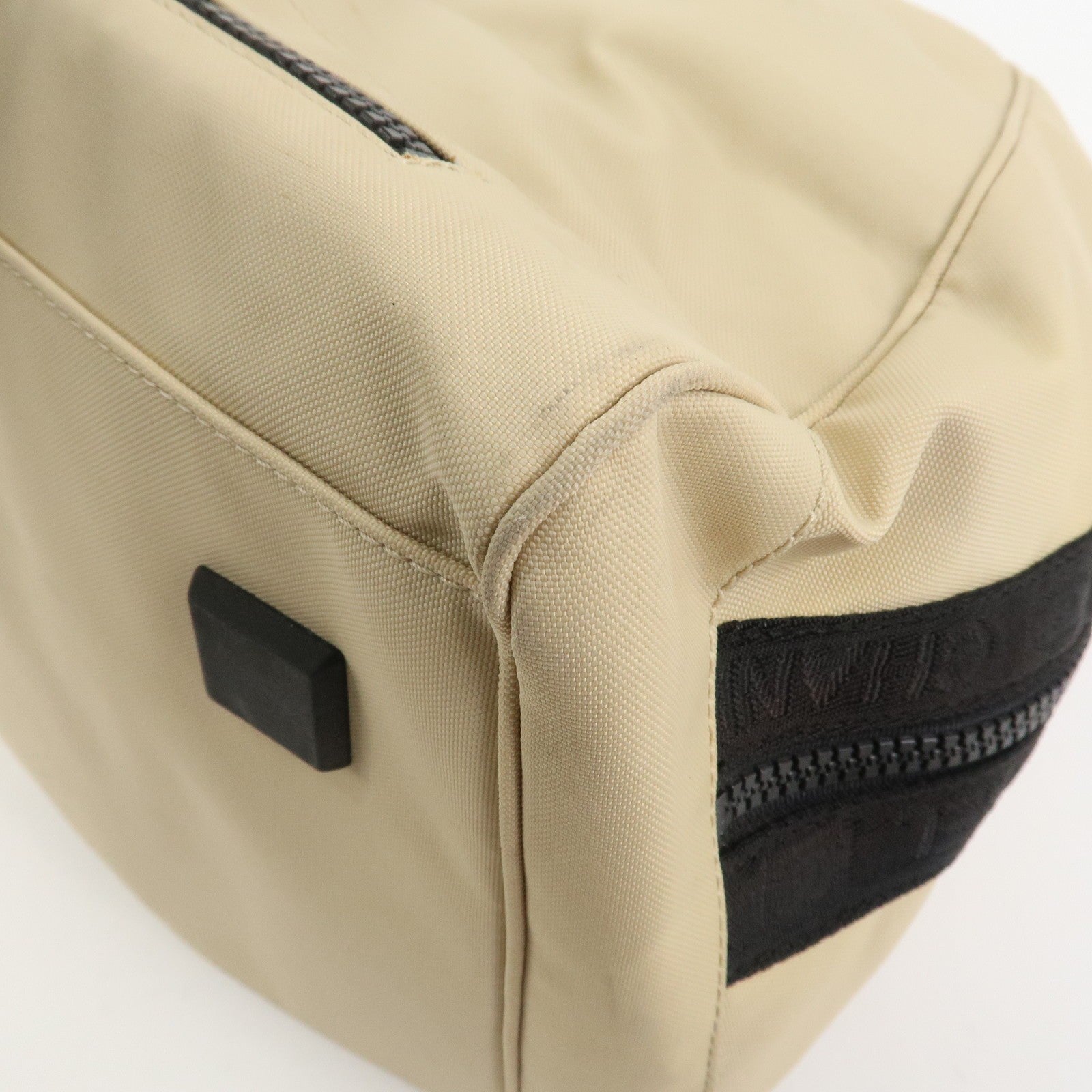 Chanel Travel Bag - Beige, Black, Nylon