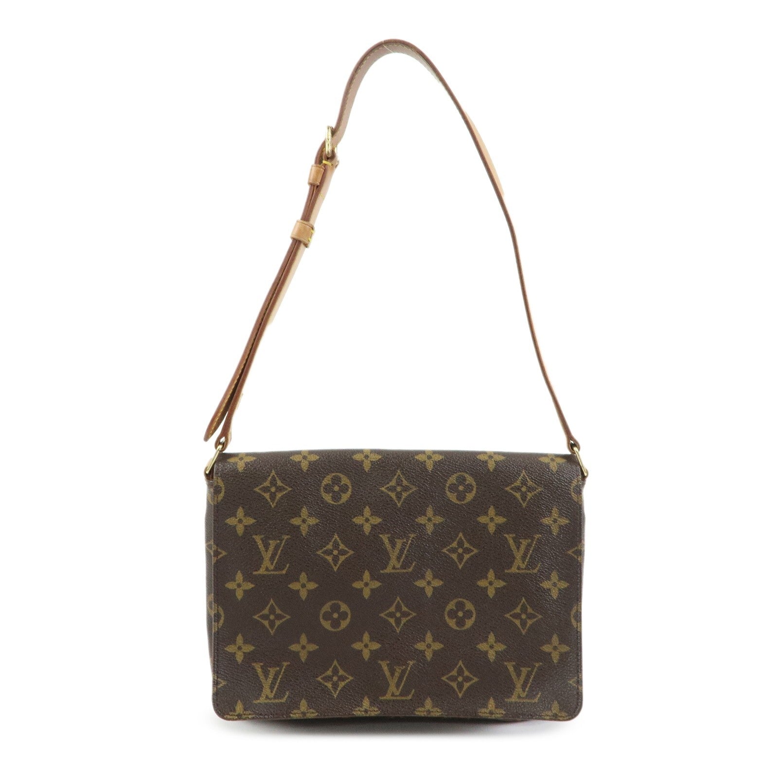 Louis Vuitton Monogram Musette Tango Short Shoulder Bag - Brown, Monogram Canvas