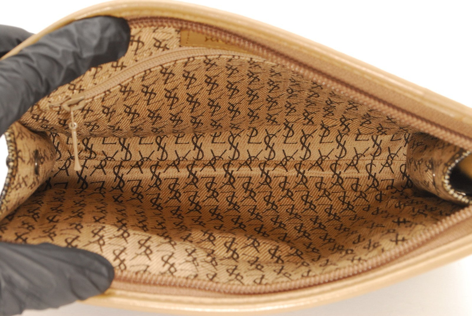 Saint Laurent Yves Clutch - Beige, PVC