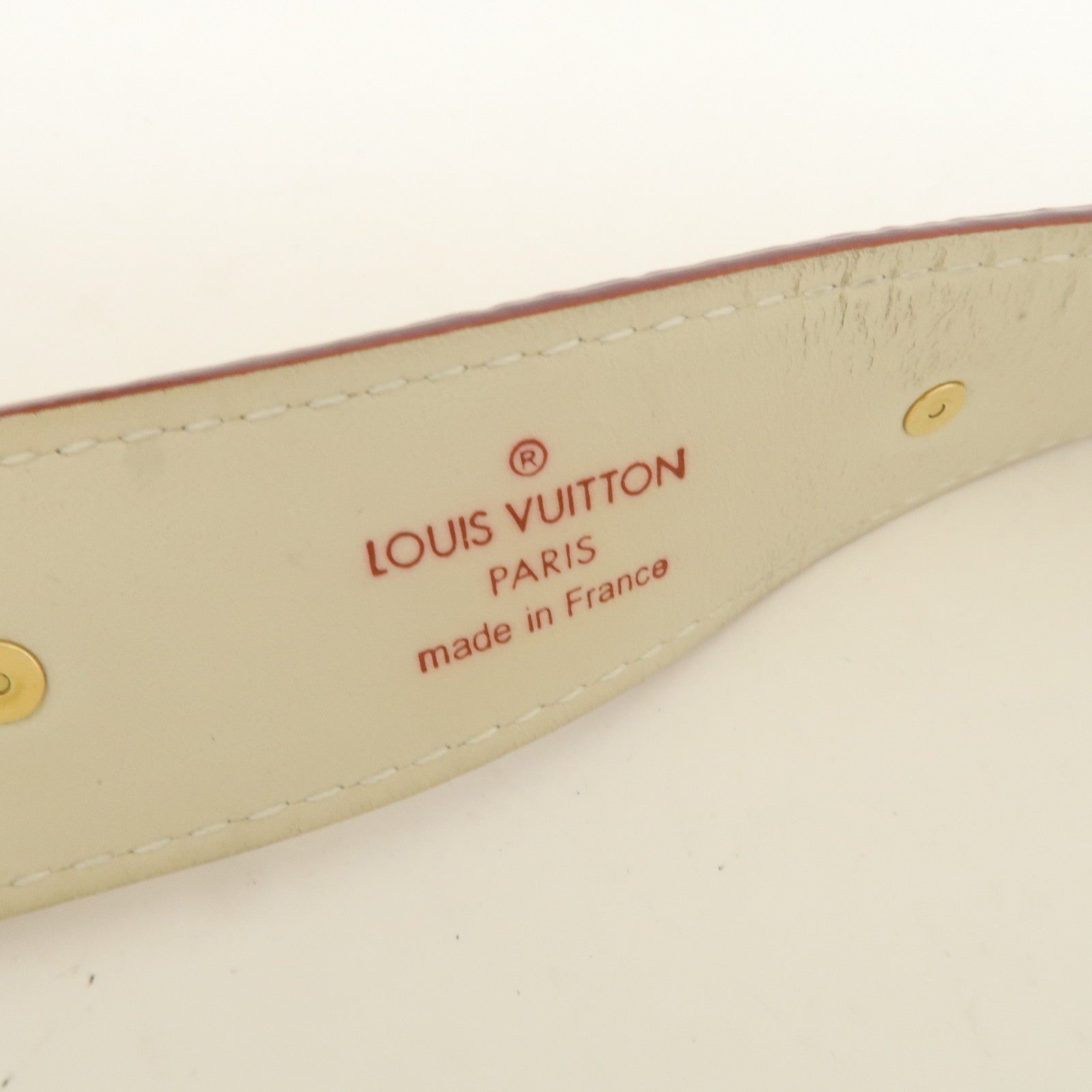 Louis Vuitton Ceinture Suhari Belt - Blanc, Leather