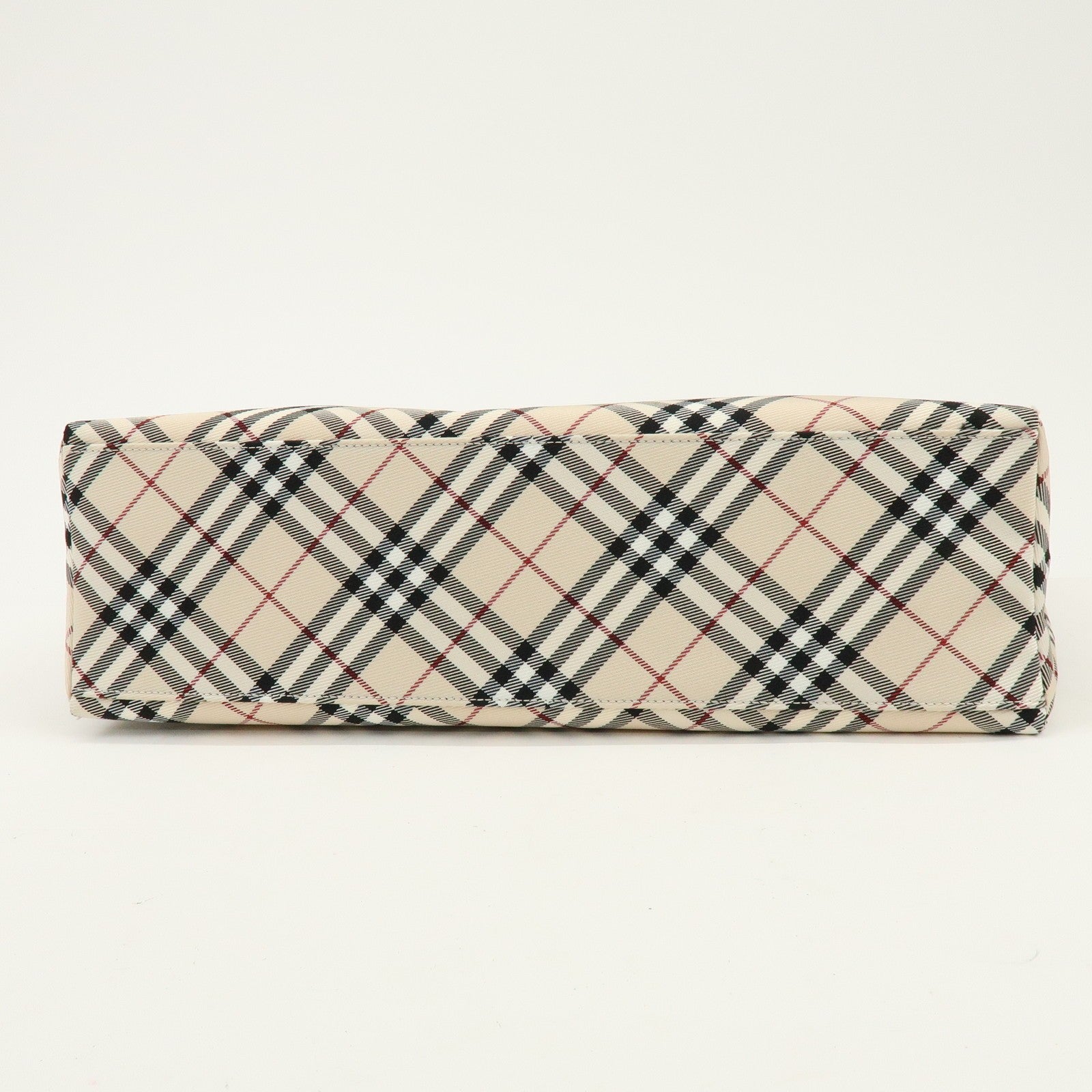 Burberry Blue Label Nova Plaid Tote Bag - Beige, Nylon and Leather